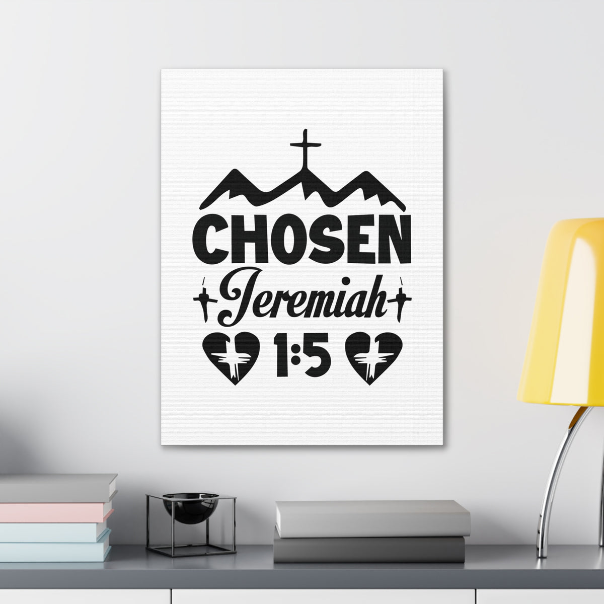 Scripture Walls Jeremiah 1:5 Chosen Bible Verse Canvas Christian Wall Art Ready to Hang Unframed-Express Your Love Gifts