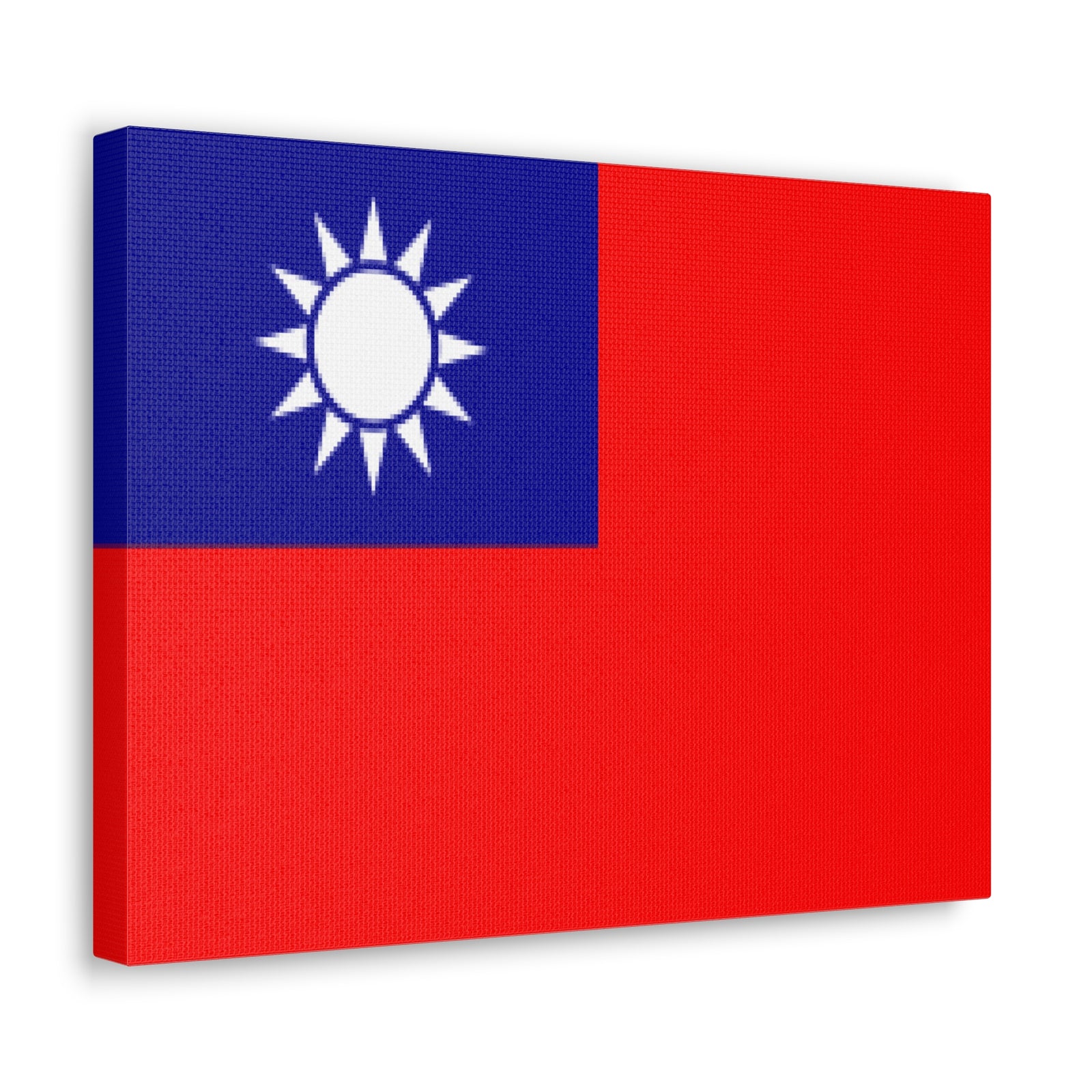 Taiwan Country Flag Canvas Vibrant Wall Art Unframed Home Decor-Express Your Love Gifts