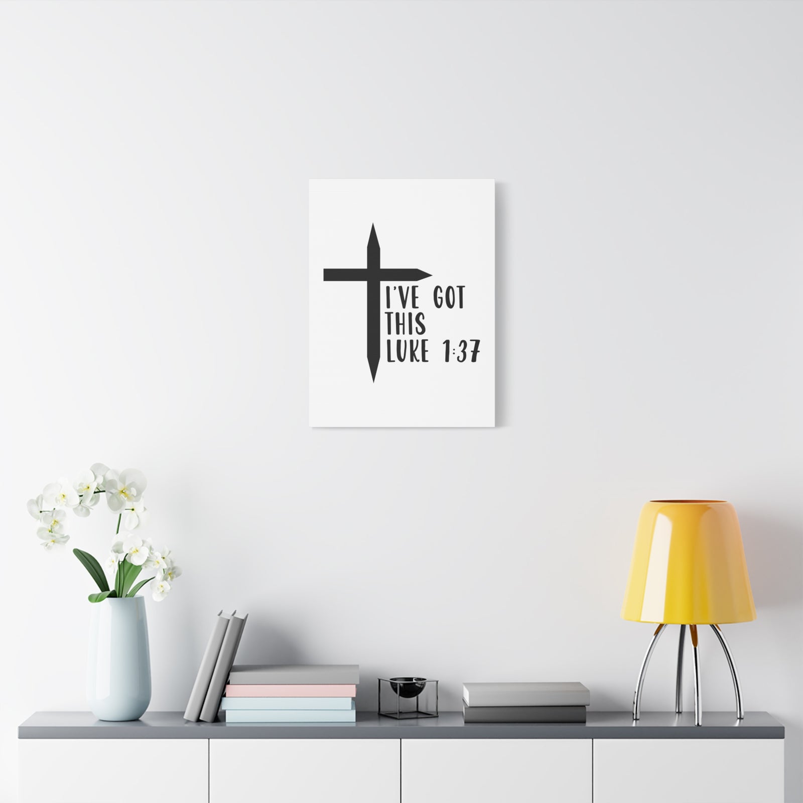 Scripture Walls Luke 1:37 I've Got This Bible Verse Canvas Christian Wall Art Ready to Hang Unframed-Express Your Love Gifts