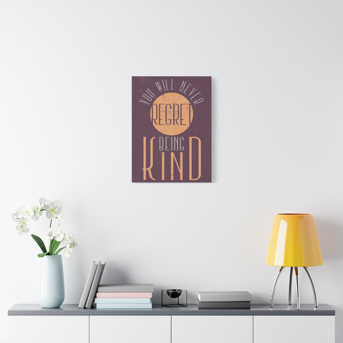 Inspirational Quote Canvas Being Kind Wall Art Motivational Motto Inspiring Prints Artwork Decor Ready to Hang-Express Your Love Gifts
