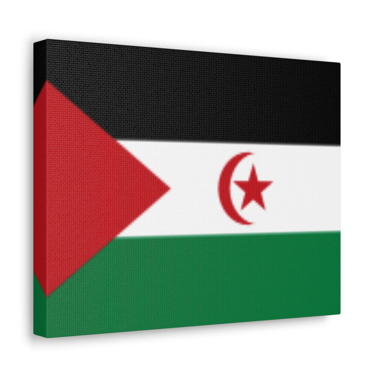 Western Sahara Country Flag Canvas Vibrant Wall Art Unframed Home Decor-Express Your Love Gifts