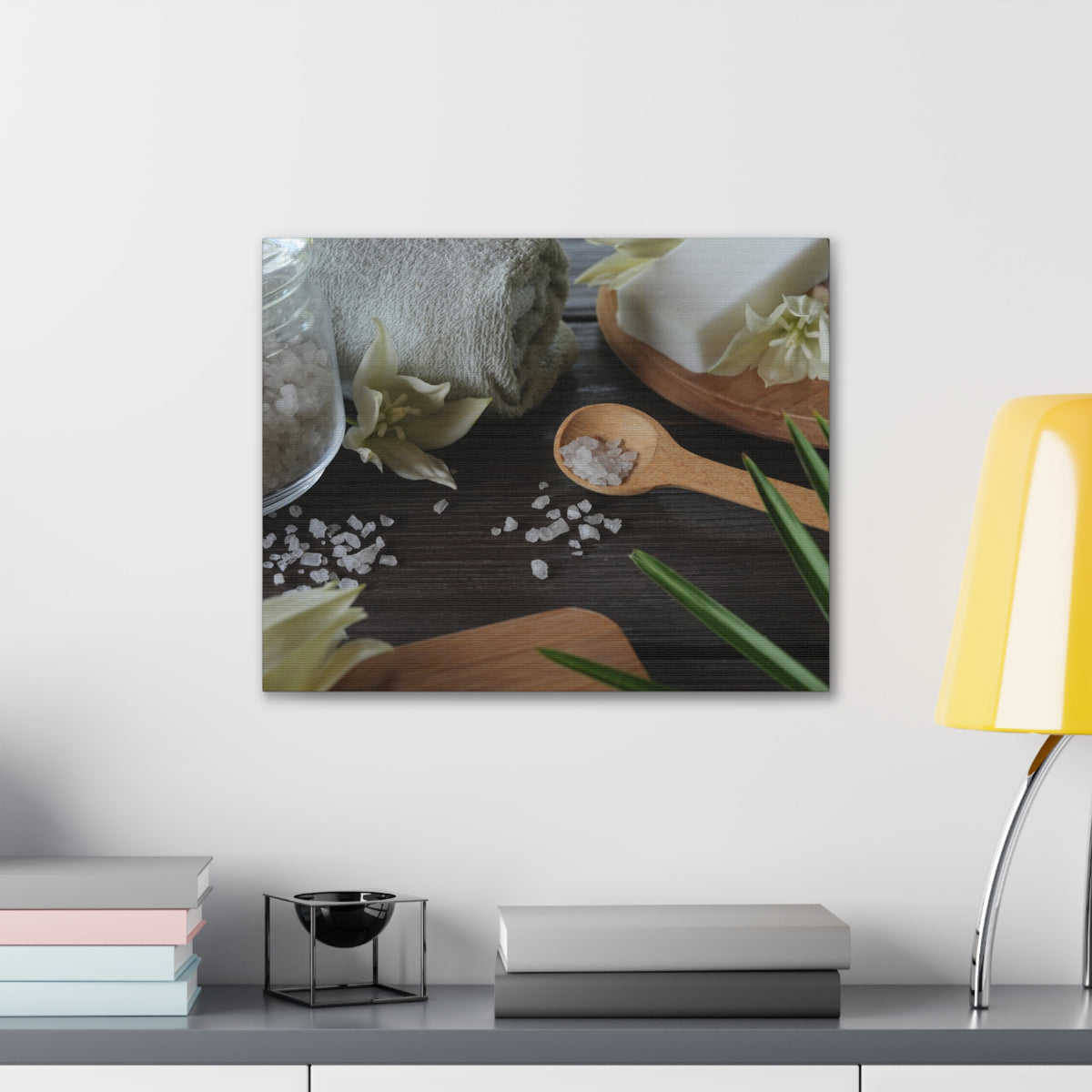 Natural Handmade Soap Forest Floral Nature Photography Canvas Wall Art for Home Decor Ready-to-Hang-Express Your Love Gifts
