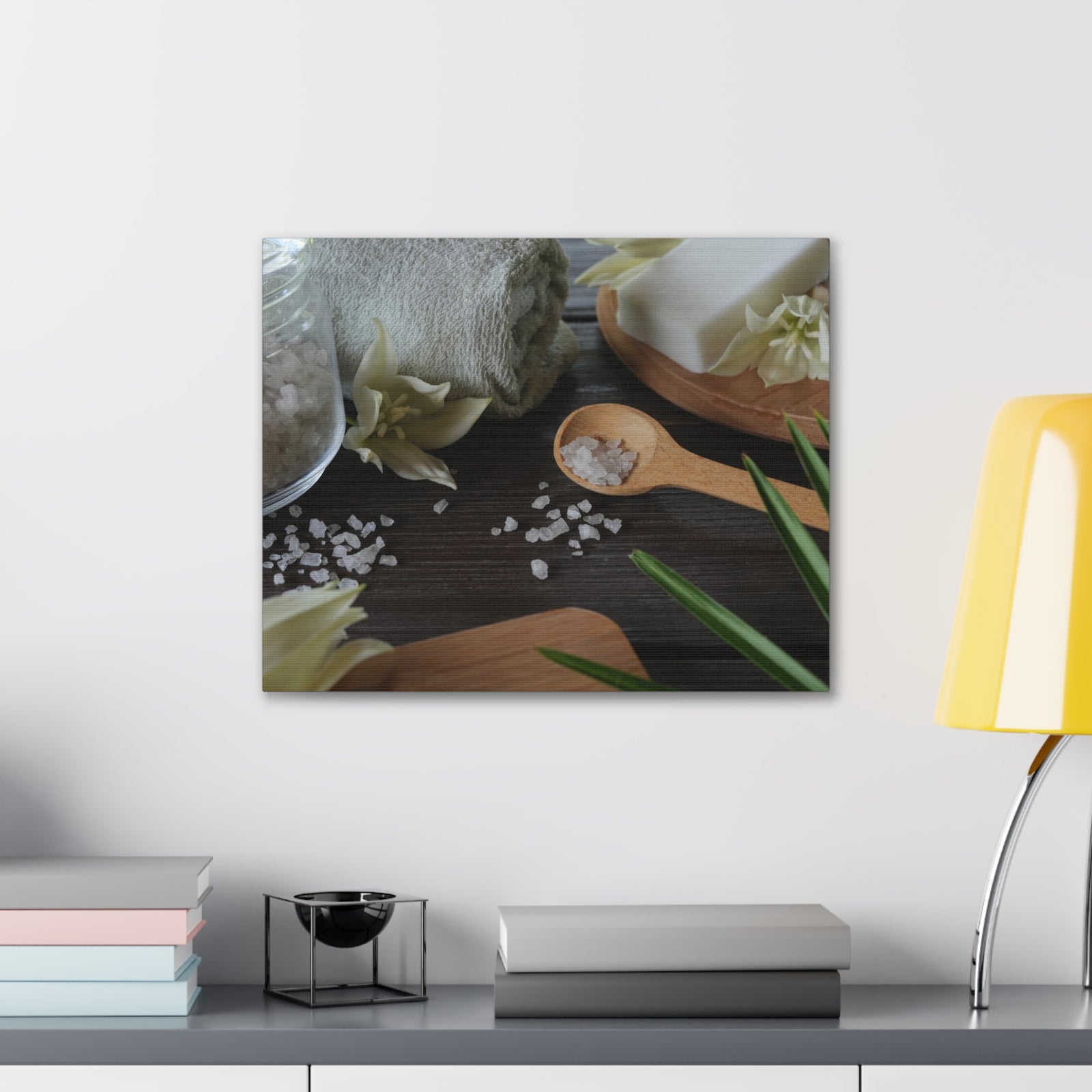 Natural Handmade Soap Forest Floral Nature Photography Canvas Wall Art for Home Decor Ready-to-Hang-Express Your Love Gifts