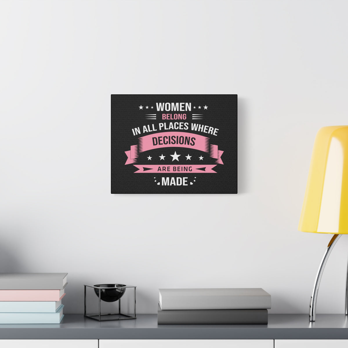 Inspirational Quote Canvas In All Places Wall Art Motivational Motto Inspiring Prints Artwork Decor Ready to Hang-Express Your Love Gifts
