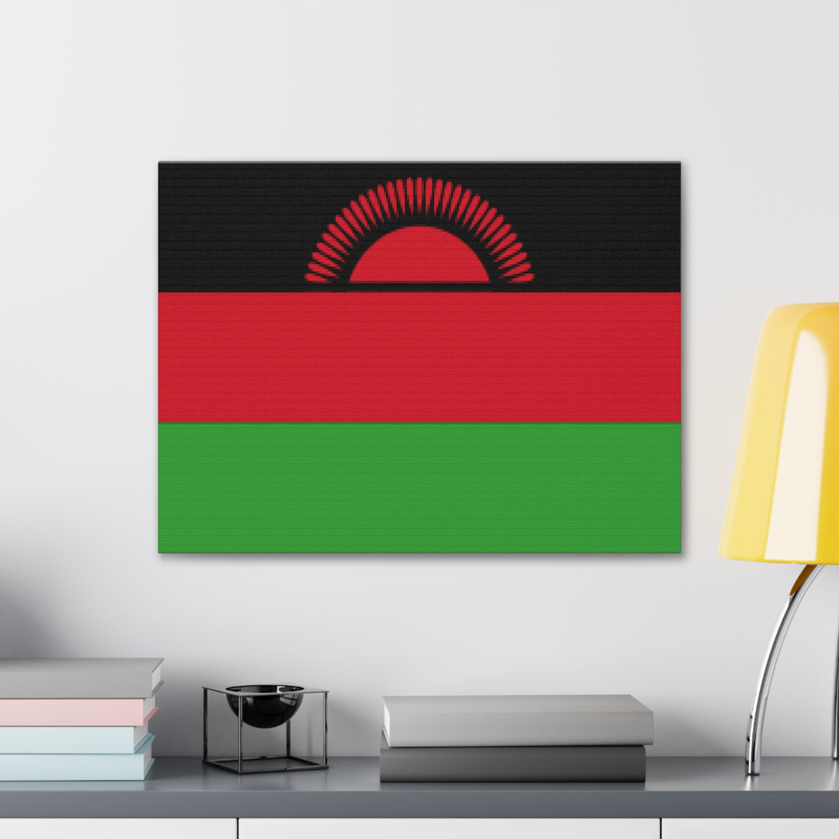 Malawi Country Flag Canvas Vibrant Wall Art Unframed Home Decor-Express Your Love Gifts