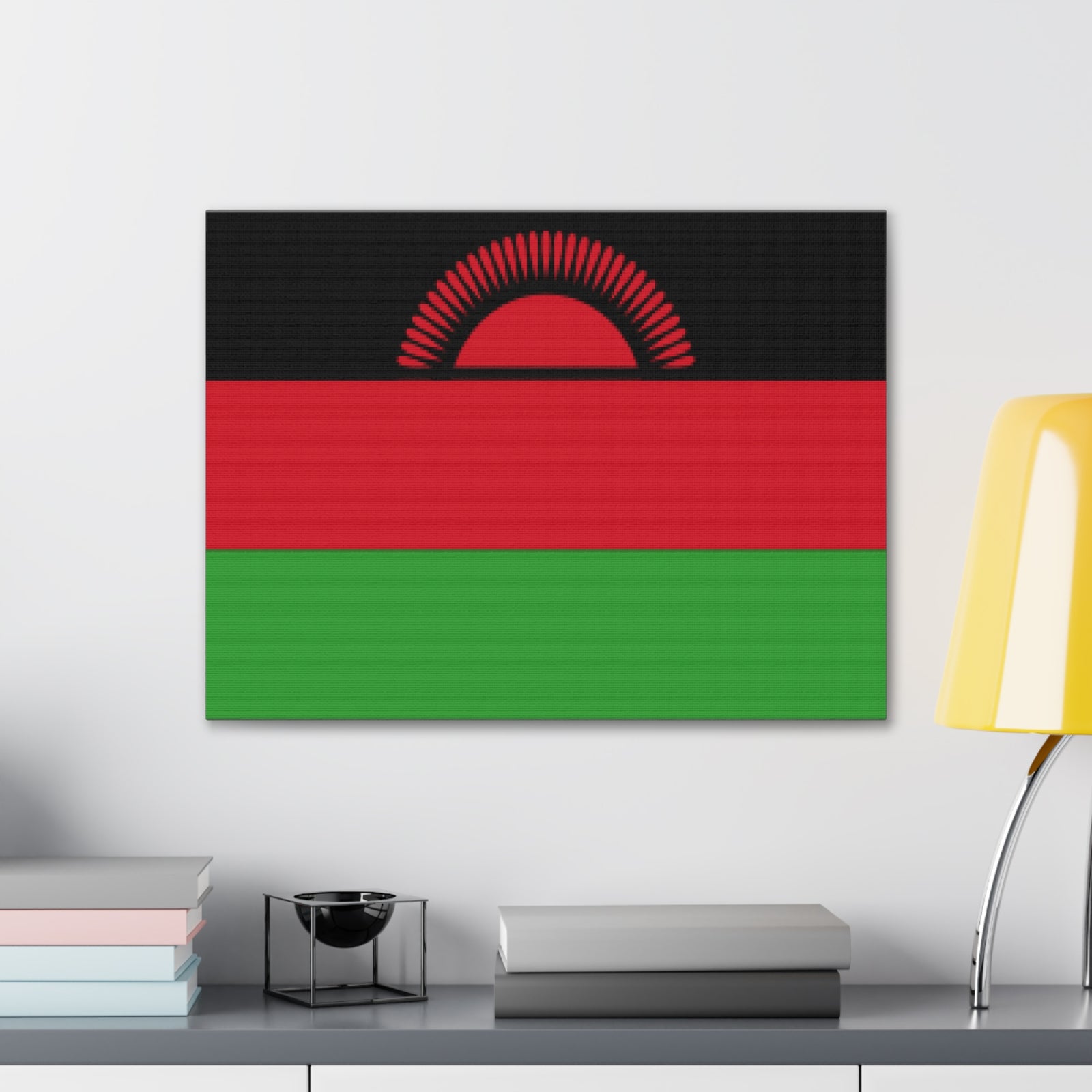 Malawi Country Flag Canvas Vibrant Wall Art Unframed Home Decor-Express Your Love Gifts