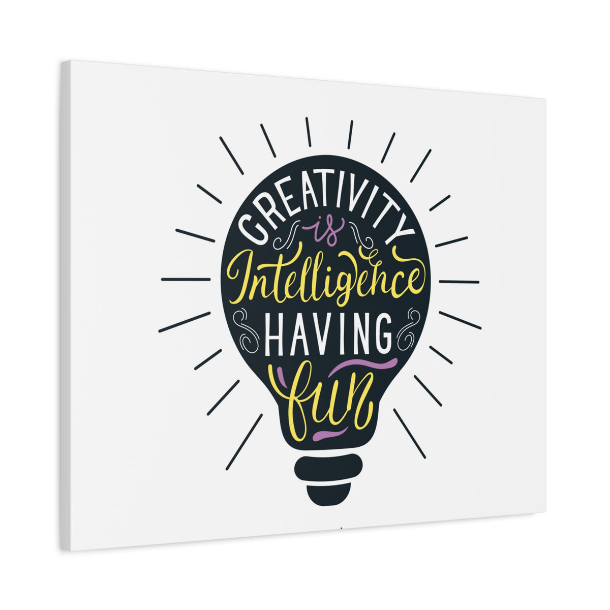 Inspirational Quote Canvas Creativity Wall Art Motivational Motto Inspiring Prints Artwork Decor Ready to Hang-Express Your Love Gifts