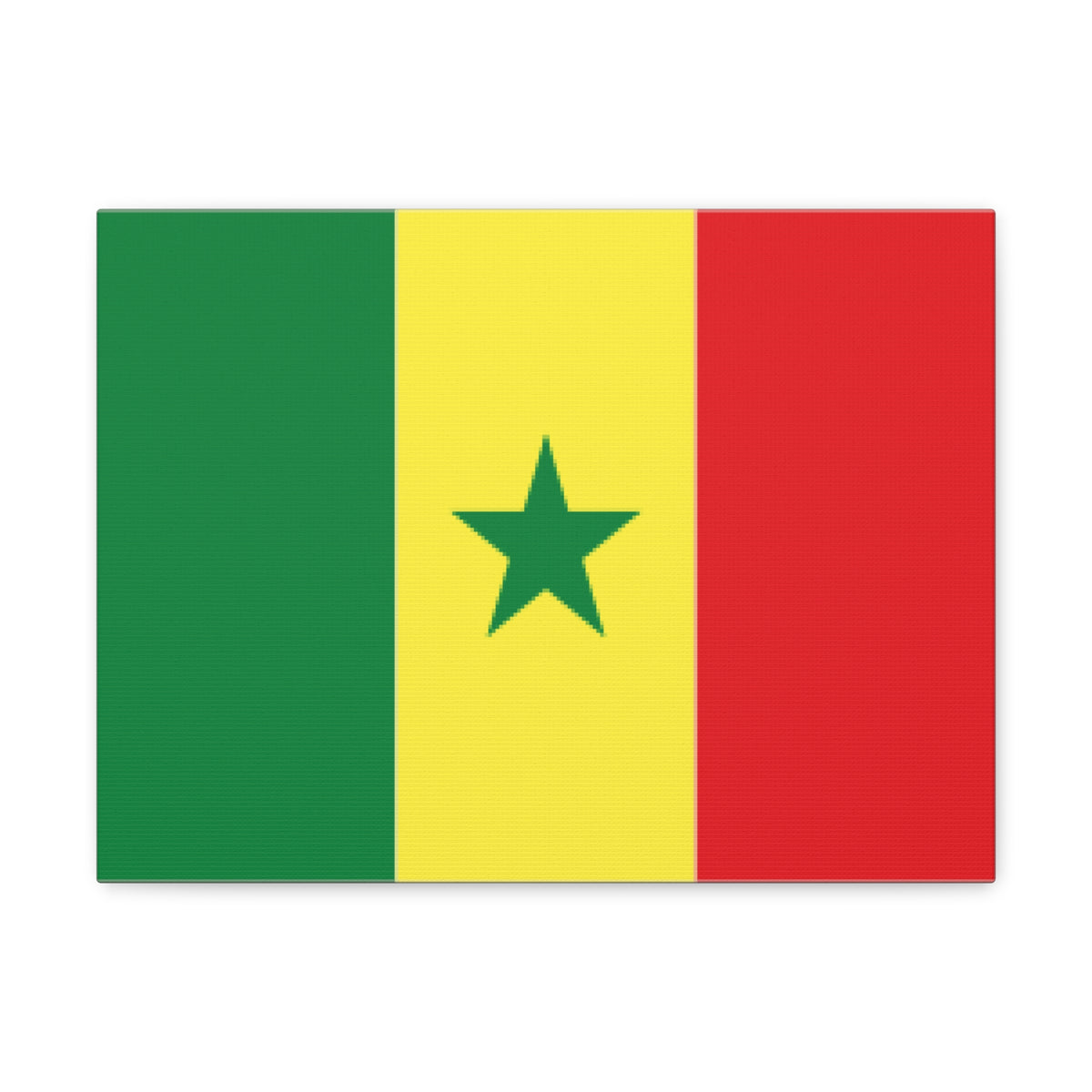 Senegal Country Flag Canvas Vibrant Wall Art Unframed Home Decor-Express Your Love Gifts