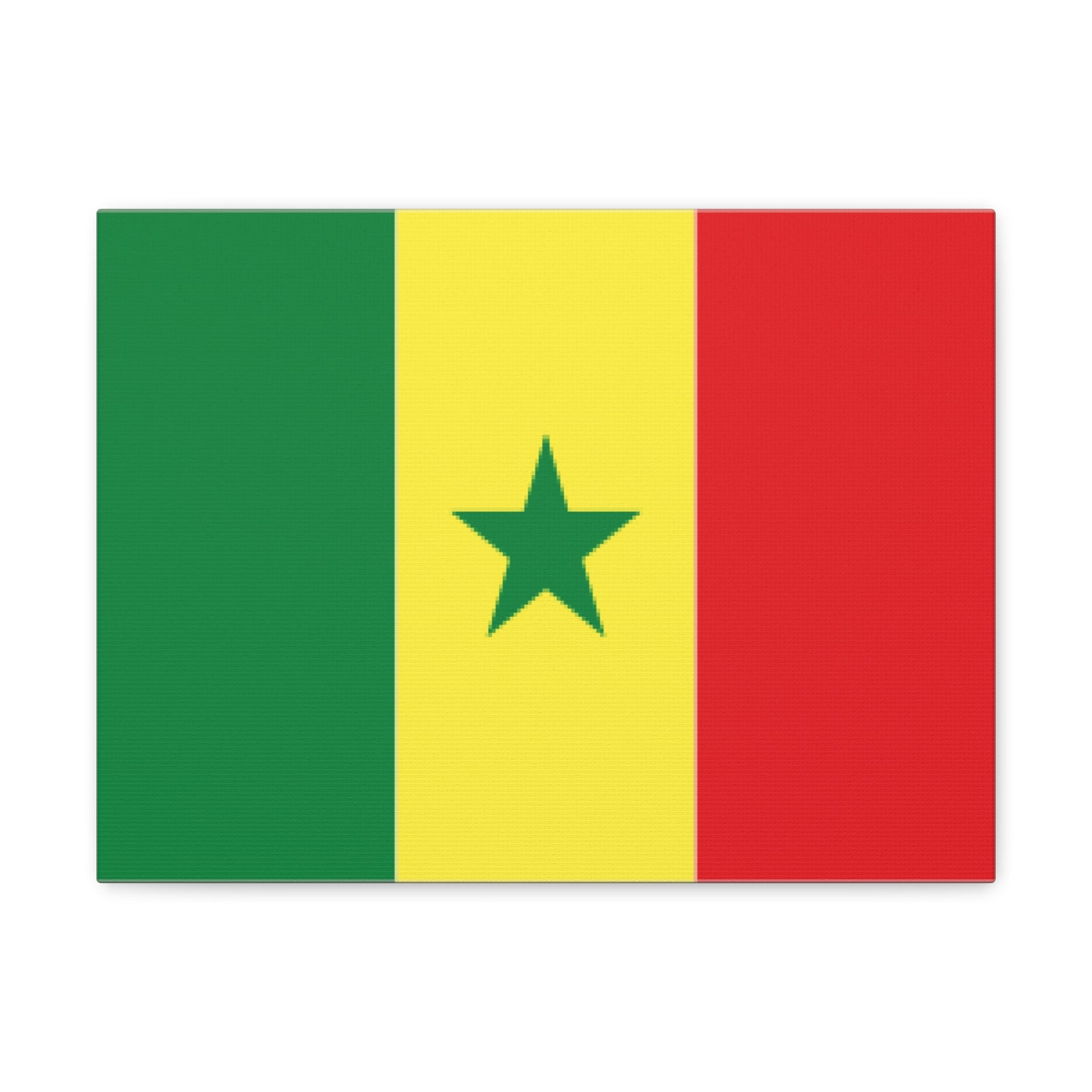 Senegal Country Flag Canvas Vibrant Wall Art Unframed Home Decor-Express Your Love Gifts