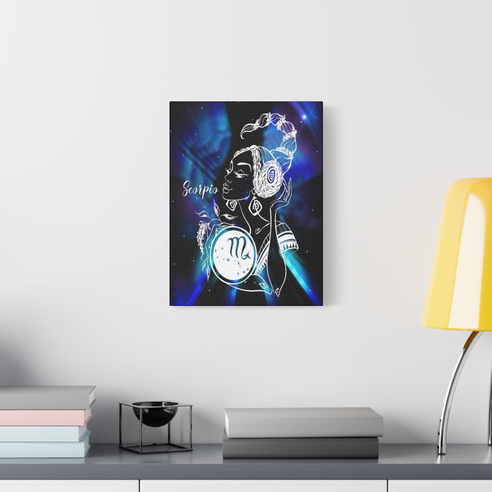 Scorpio Zodiac Horoscope Sign Constellation Canvas Print Astrology Home Décor Ready to Hang Artwork-Express Your Love Gifts