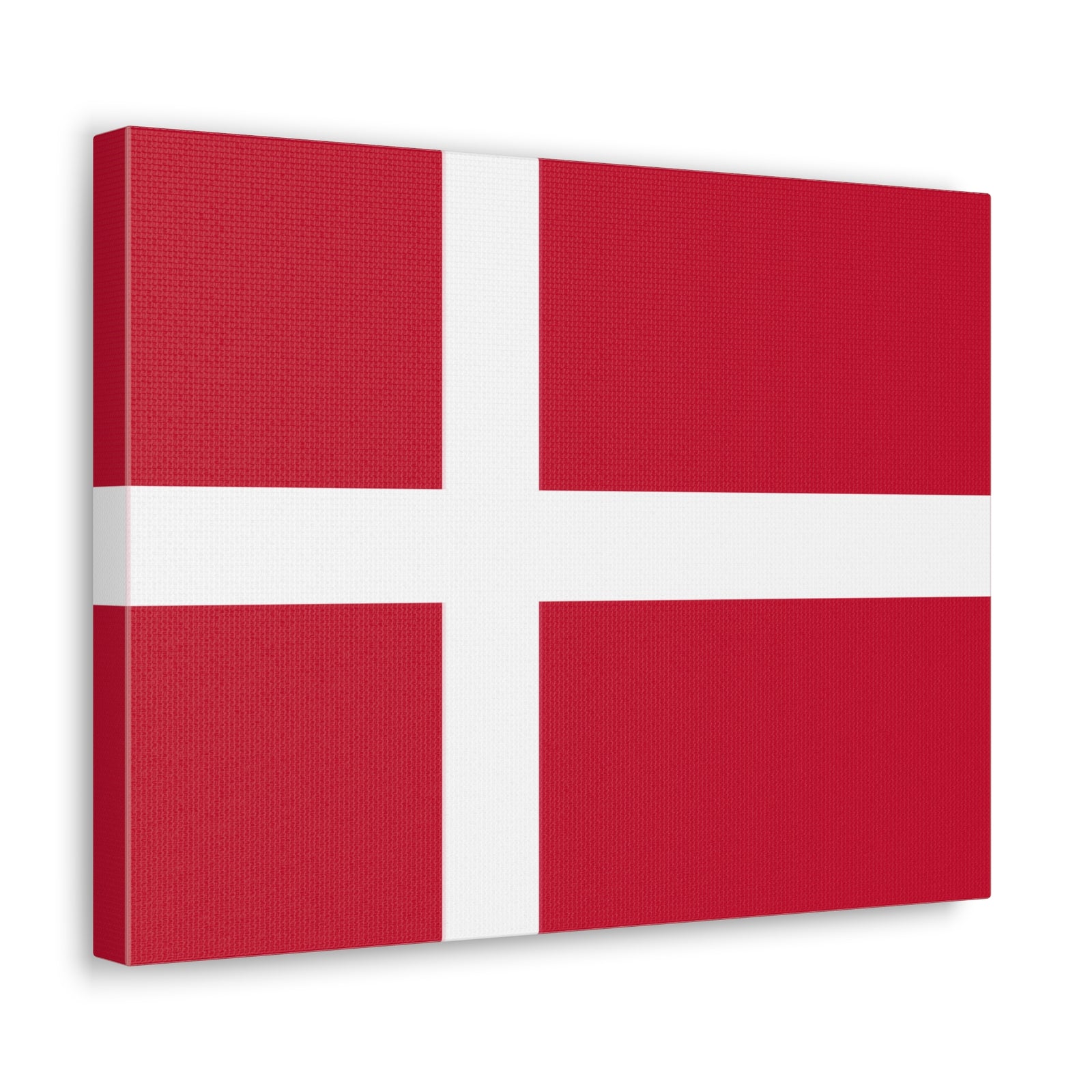 Denmark Country Flag Canvas Vibrant Wall Art Unframed Home Decor-Express Your Love Gifts