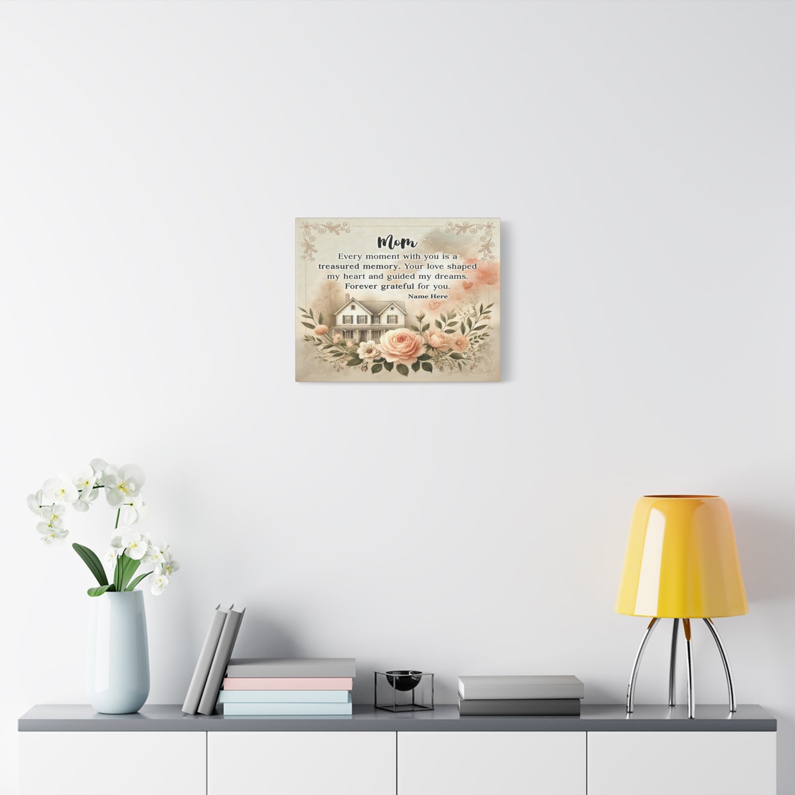 Personalized To Mom Treasured Memory Elegant Home Décor-Express Your Love Gifts