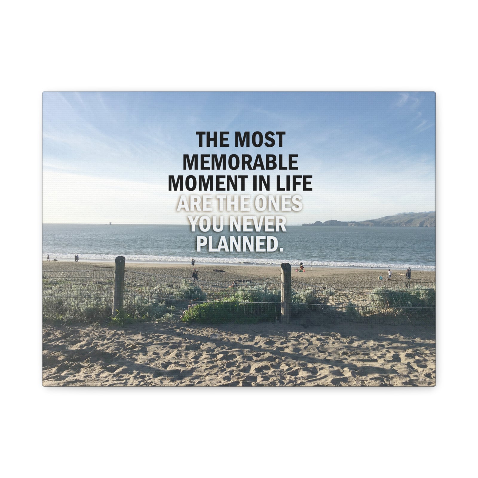 Inspirational Quote Canvas The Most Memorable Motivational Print Ready to Hang Artwork-Express Your Love Gifts