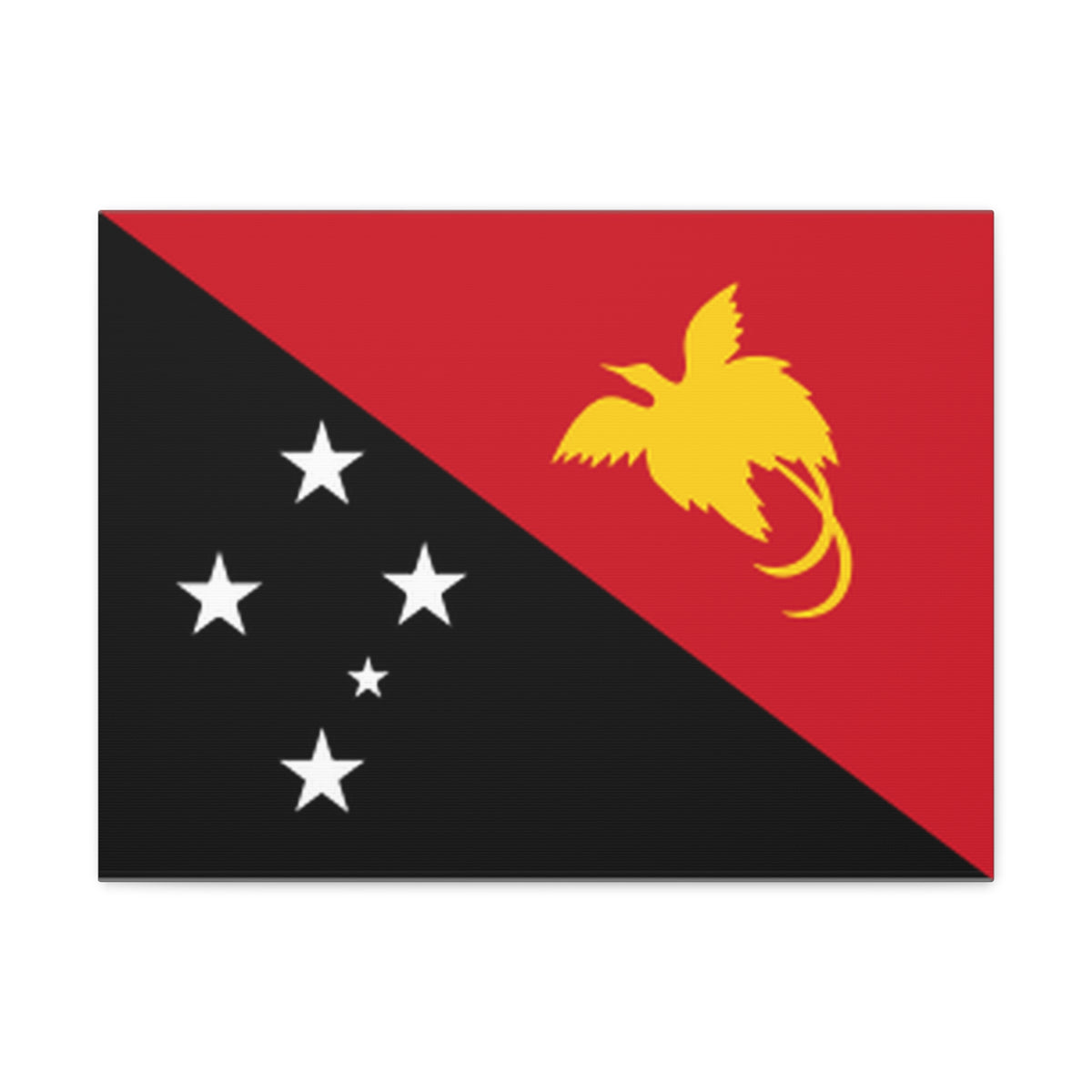 Papua New Guinea Country Flag Canvas Vibrant Wall Art Unframed Home Decor-Express Your Love Gifts