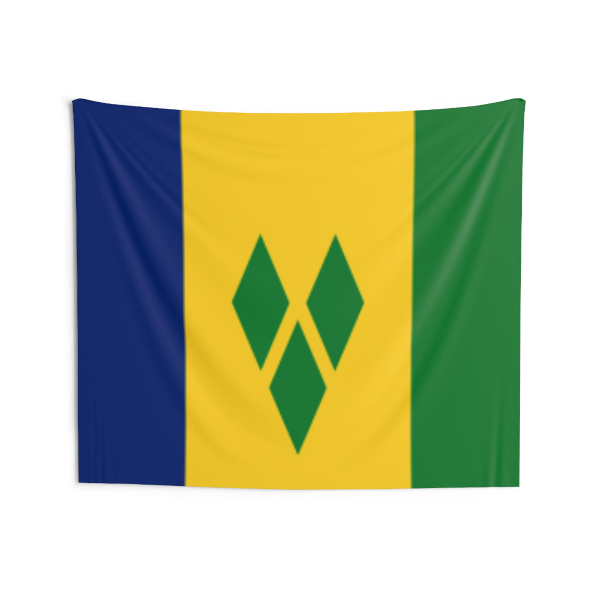 Saint Vincent and the Grenadines Country Flag Wall Hanging Tapestry-Express Your Love Gifts