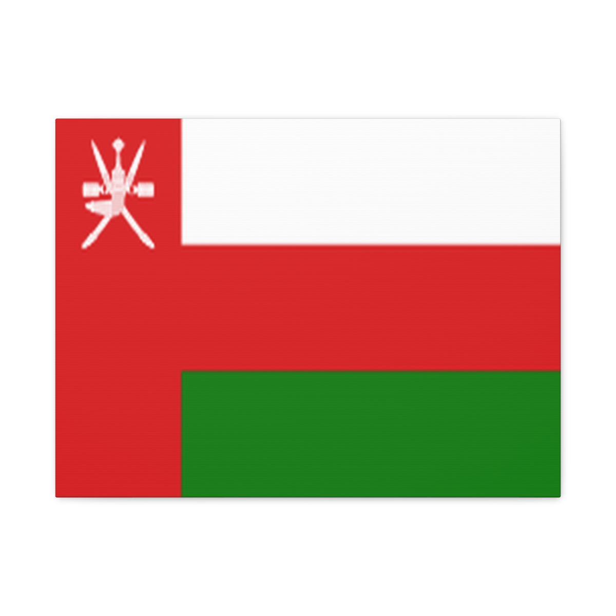 Oman Country Flag Canvas Vibrant Wall Art Unframed Home Decor-Express Your Love Gifts