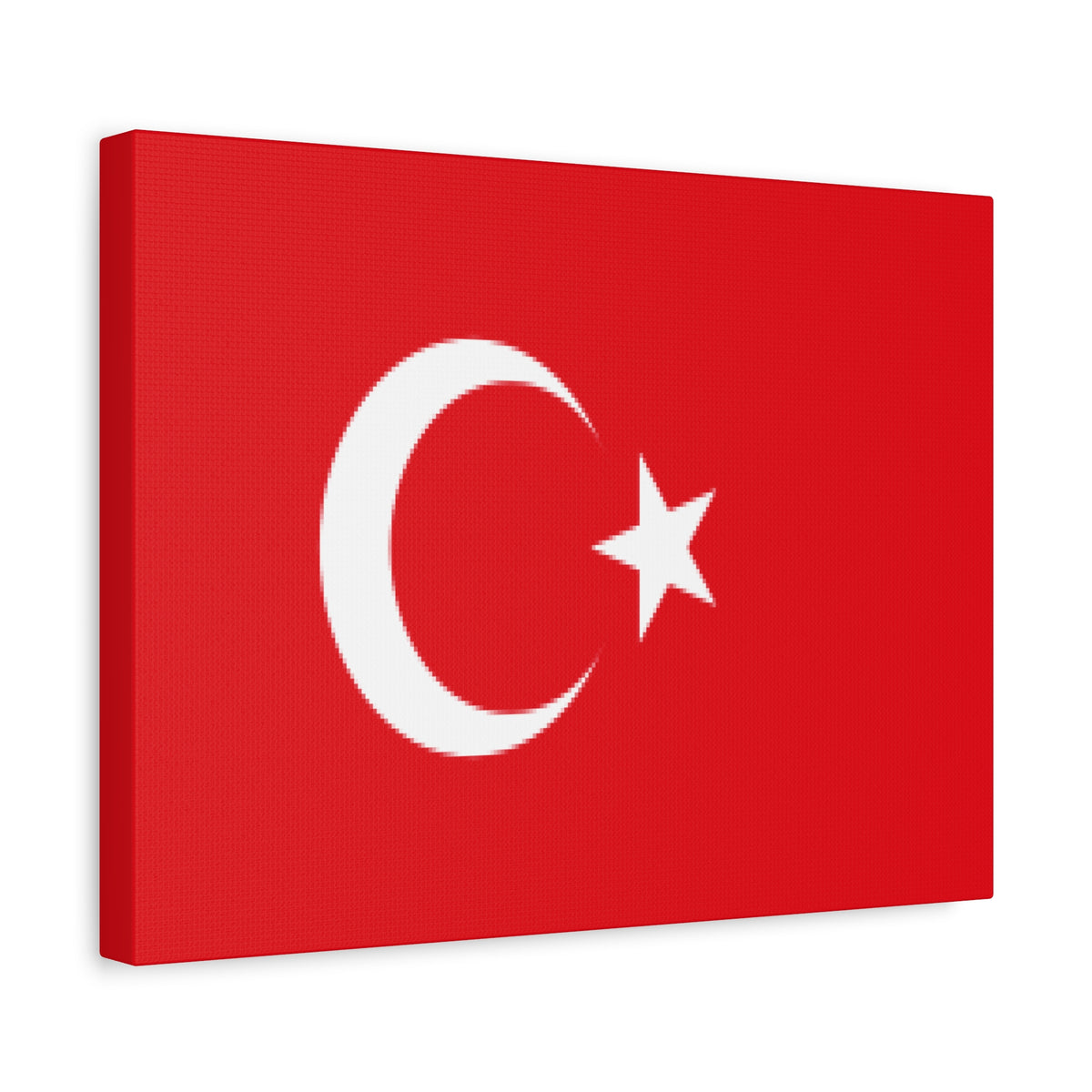Turkey Country Flag Canvas Vibrant Wall Art Unframed Home Decor-Express Your Love Gifts