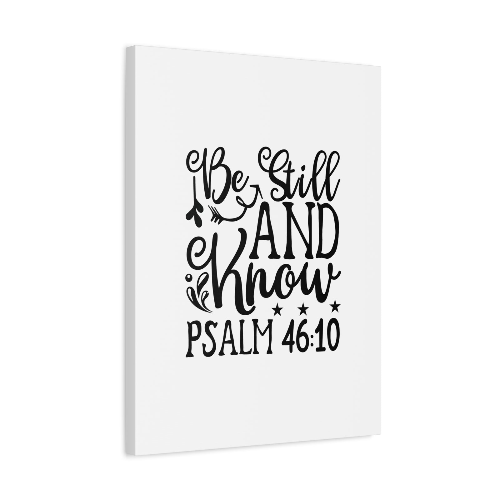 Scripture Walls Still And Know Psalm 46:10 Bible Verse Canvas Christian Wall Art Ready to Hang-Express Your Love Gifts
