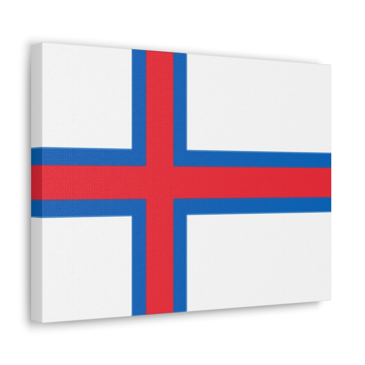 Faroe Islands Country Flag Canvas Vibrant Wall Art Unframed Home Decor-Express Your Love Gifts