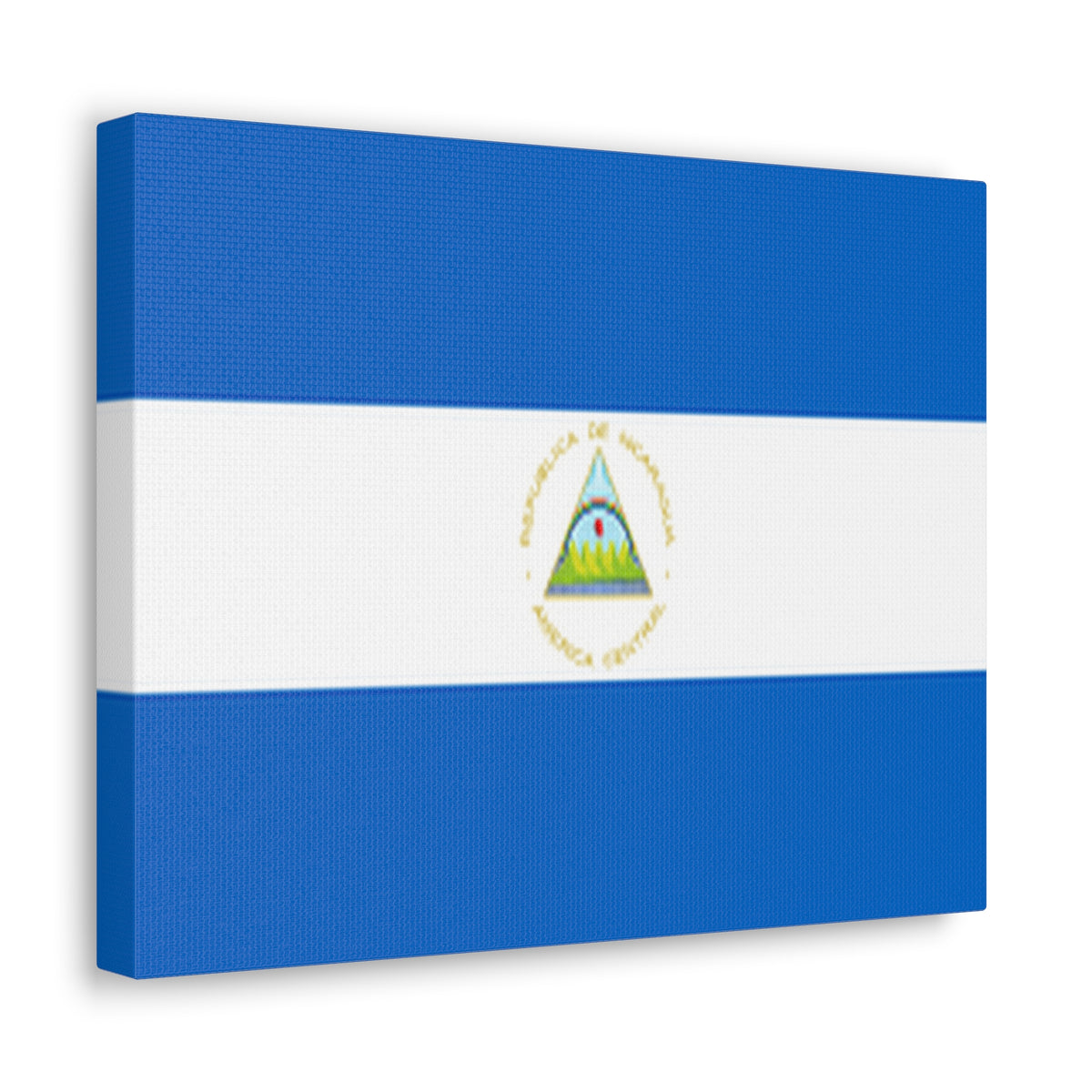 Nicaragua Country Flag Canvas Vibrant Wall Art Unframed Home Decor-Express Your Love Gifts
