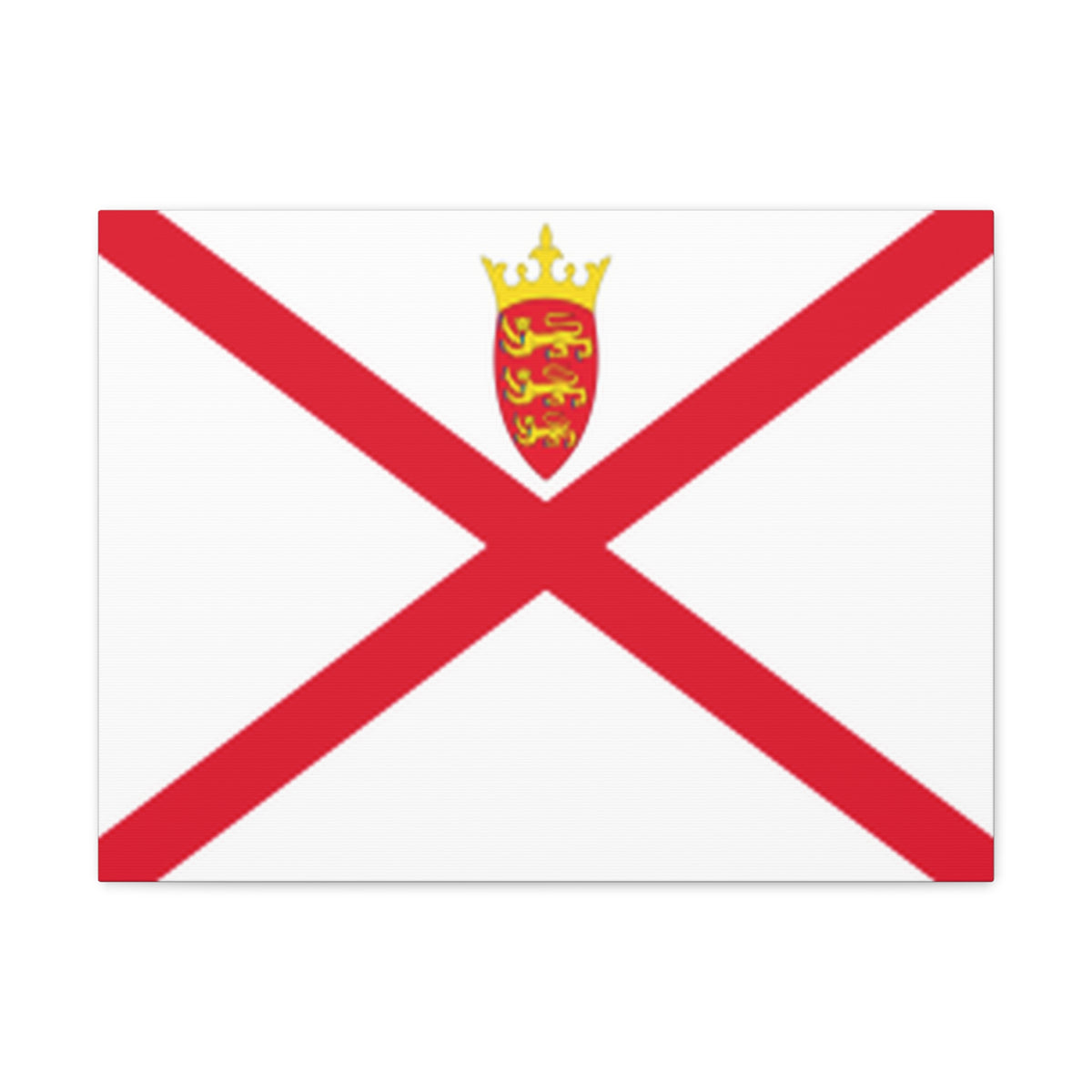 Jersey Country Flag Canvas Vibrant Wall Art Unframed Home Decor-Express Your Love Gifts