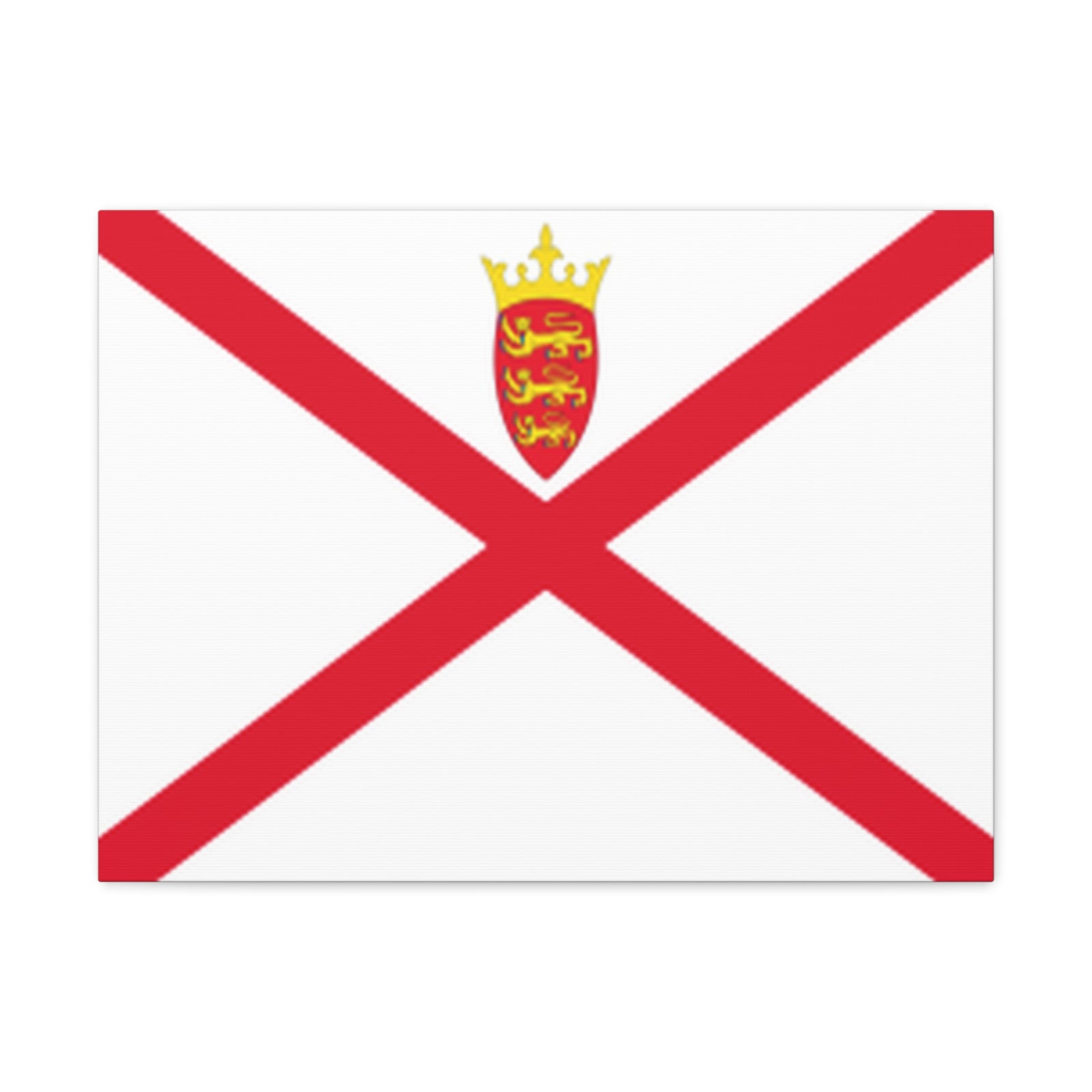 Jersey Country Flag Canvas Vibrant Wall Art Unframed Home Decor-Express Your Love Gifts