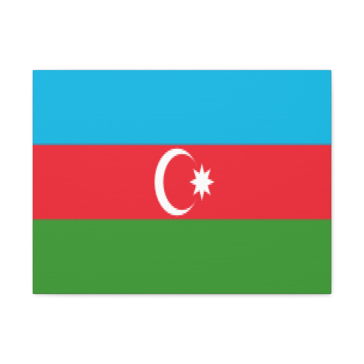 Azerbaijan Country Flag Canvas Vibrant Wall Art Unframed Home Decor-Express Your Love Gifts