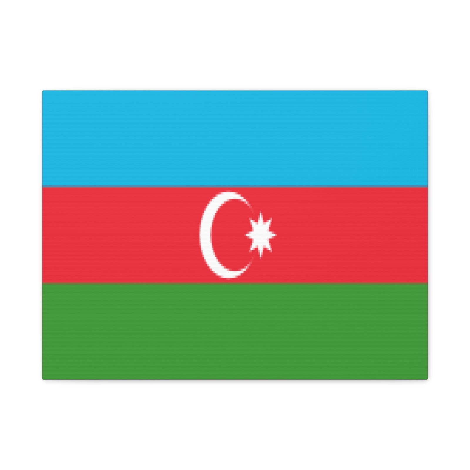 Azerbaijan Country Flag Canvas Vibrant Wall Art Unframed Home Decor-Express Your Love Gifts