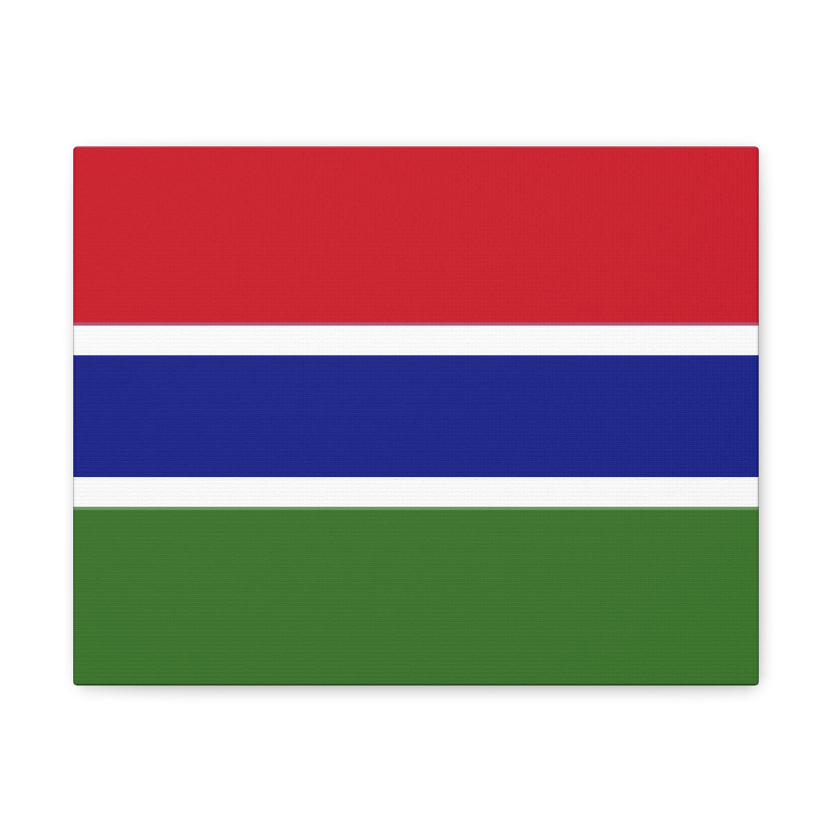 Gambia Country Flag Canvas Vibrant Wall Art Unframed Home Decor-Express Your Love Gifts
