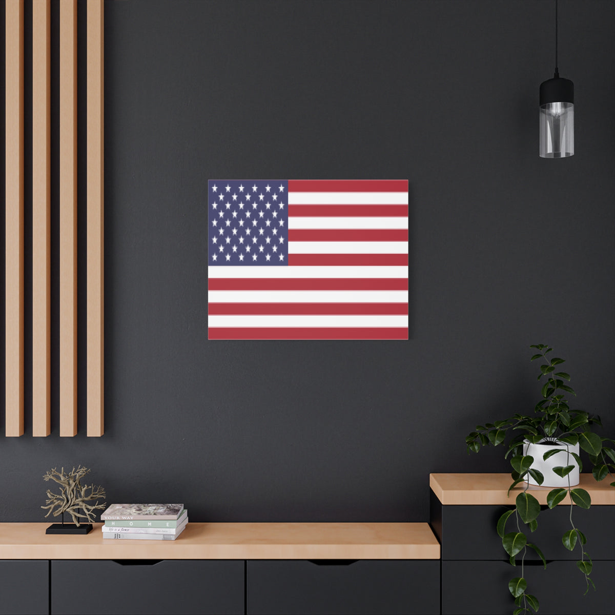 United States Minor Outlying Islands Country Flag Canvas Vibrant Wall Art Unframed Home Decor-Express Your Love Gifts