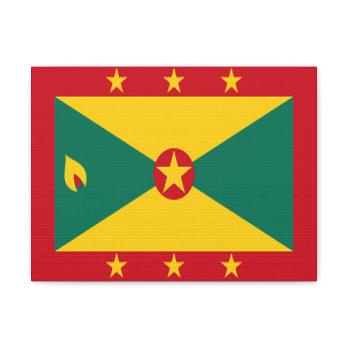 Grenada Country Flag Canvas Vibrant Wall Art Unframed Home Decor-Express Your Love Gifts