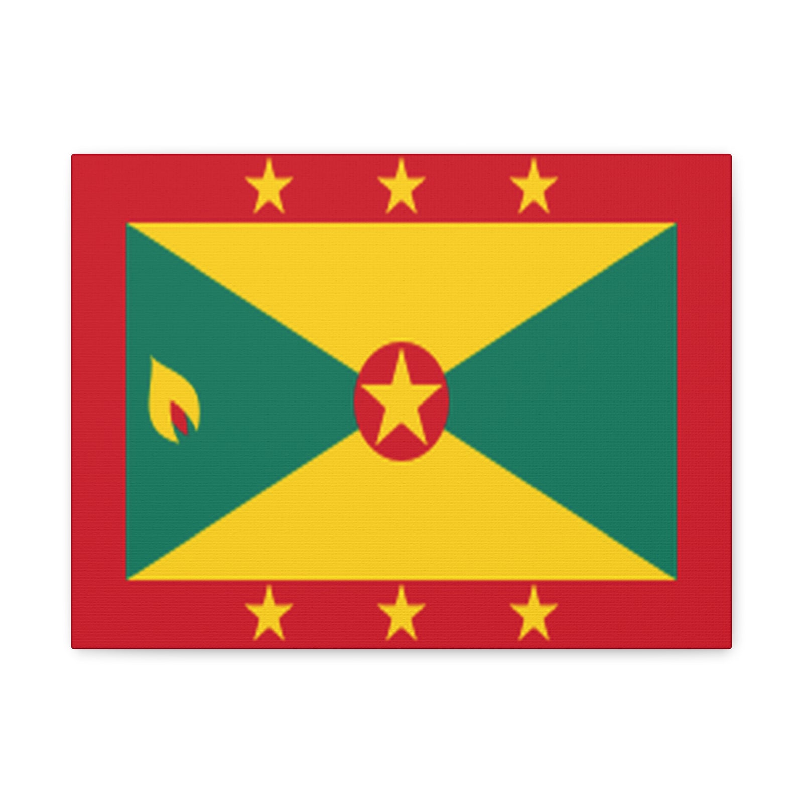 Grenada Country Flag Canvas Vibrant Wall Art Unframed Home Decor-Express Your Love Gifts