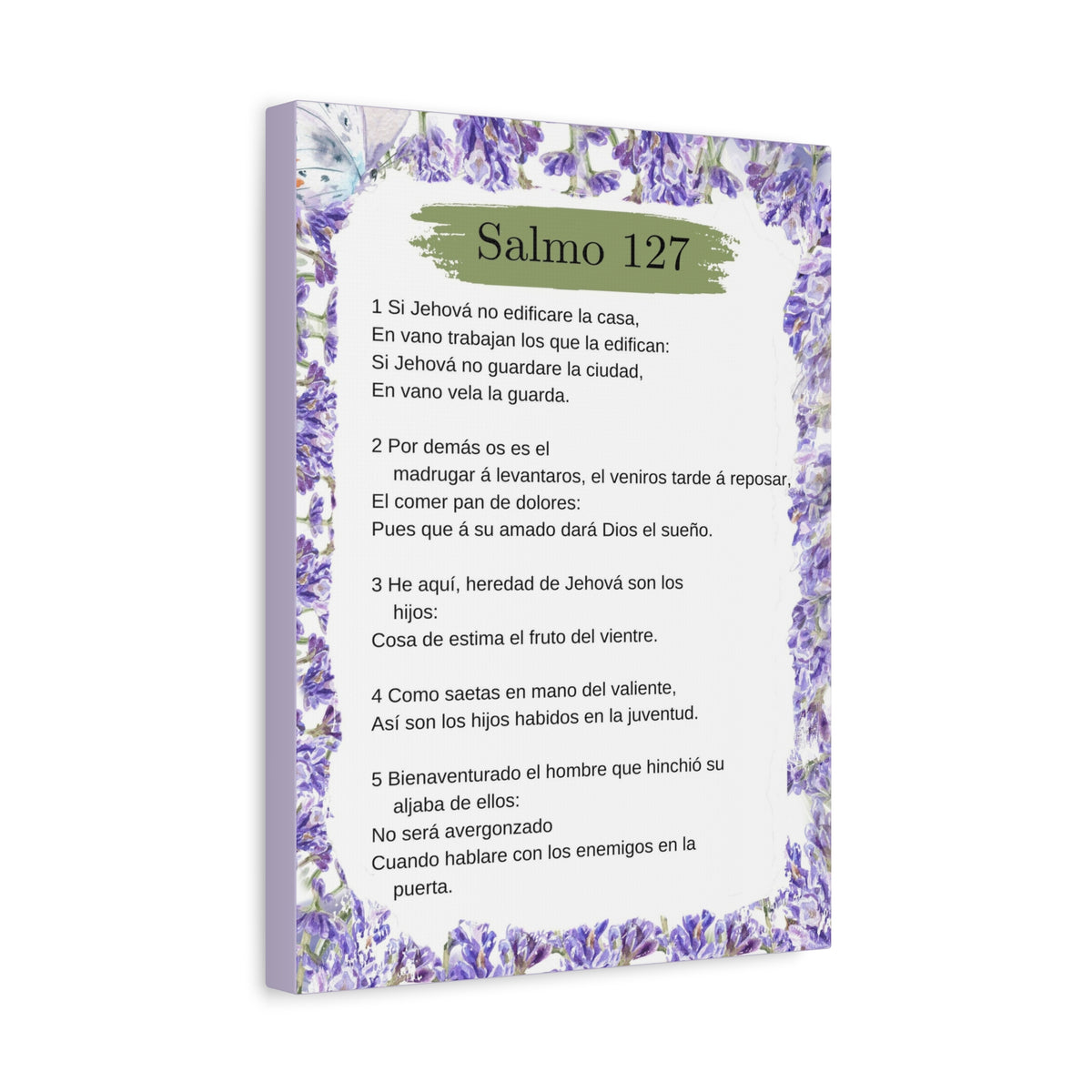 Salmo 127 Impresión De Arte Cristiano en la Pared Lista Para Colgar-Express Your Love Gifts