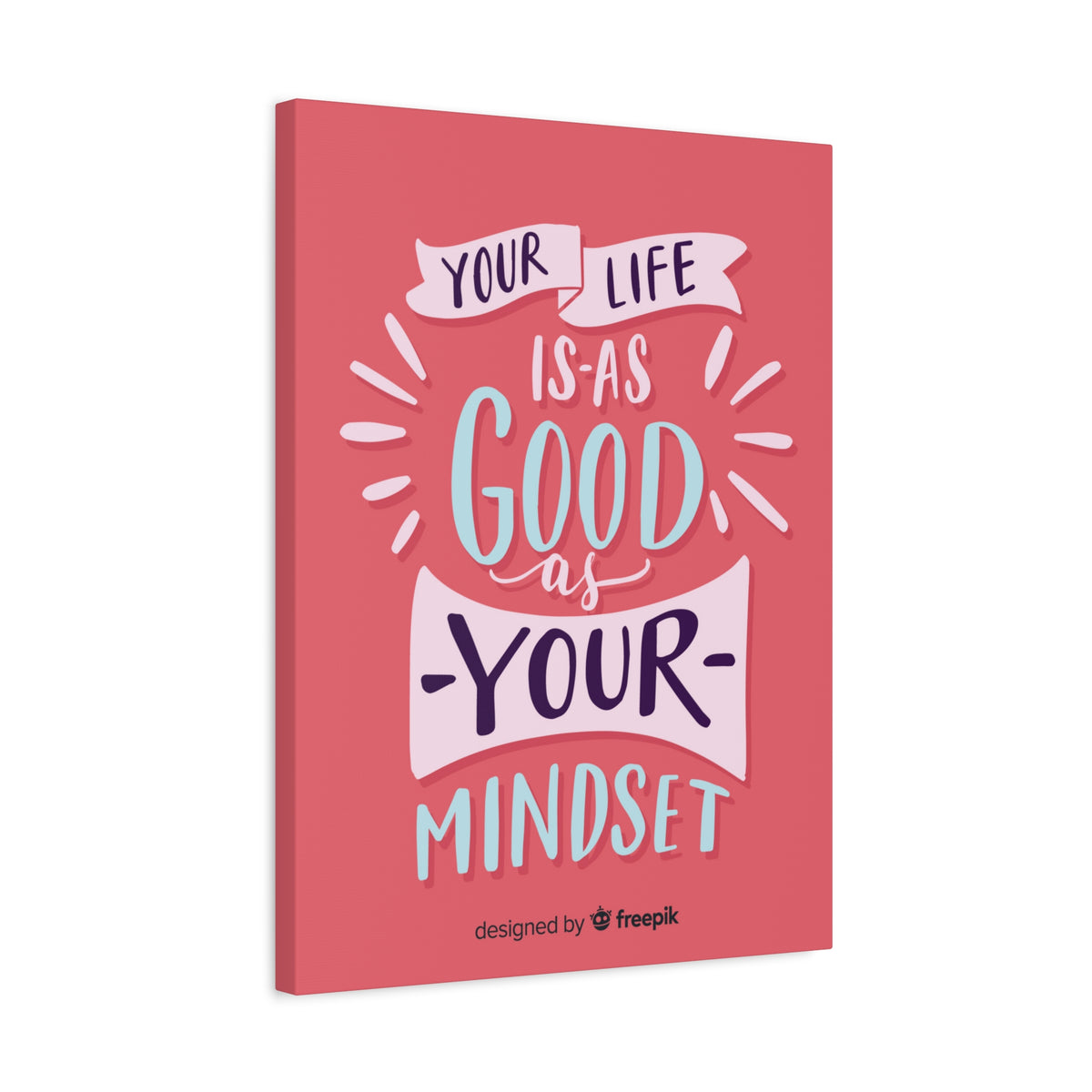 Inspirational Quote Canvas Mindset Wall Art Motivational Motto Inspiring Prints Artwork Decor Ready to Hang-Express Your Love Gifts