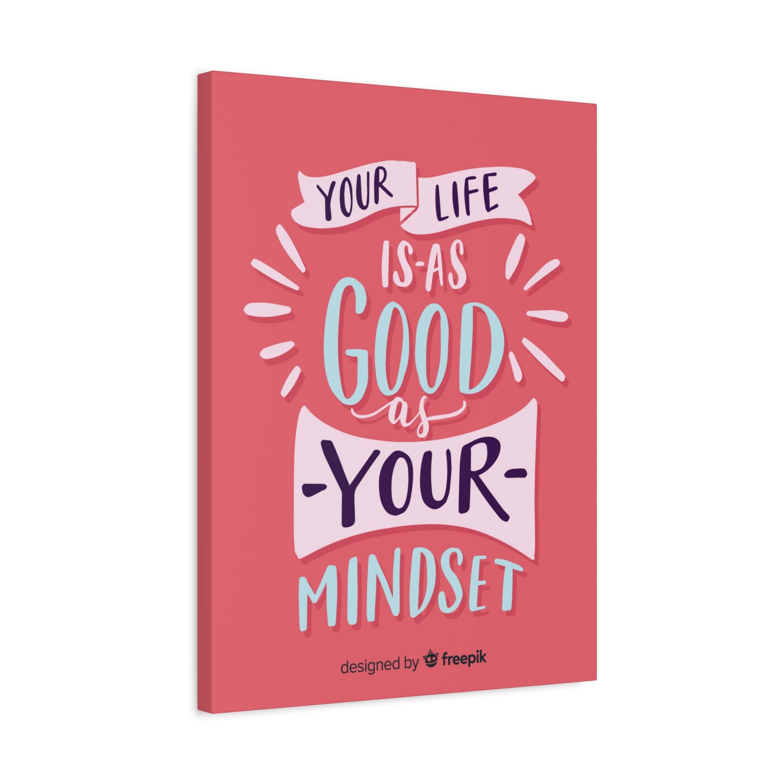 Inspirational Quote Canvas Mindset Wall Art Motivational Motto Inspiring Prints Artwork Decor Ready to Hang-Express Your Love Gifts