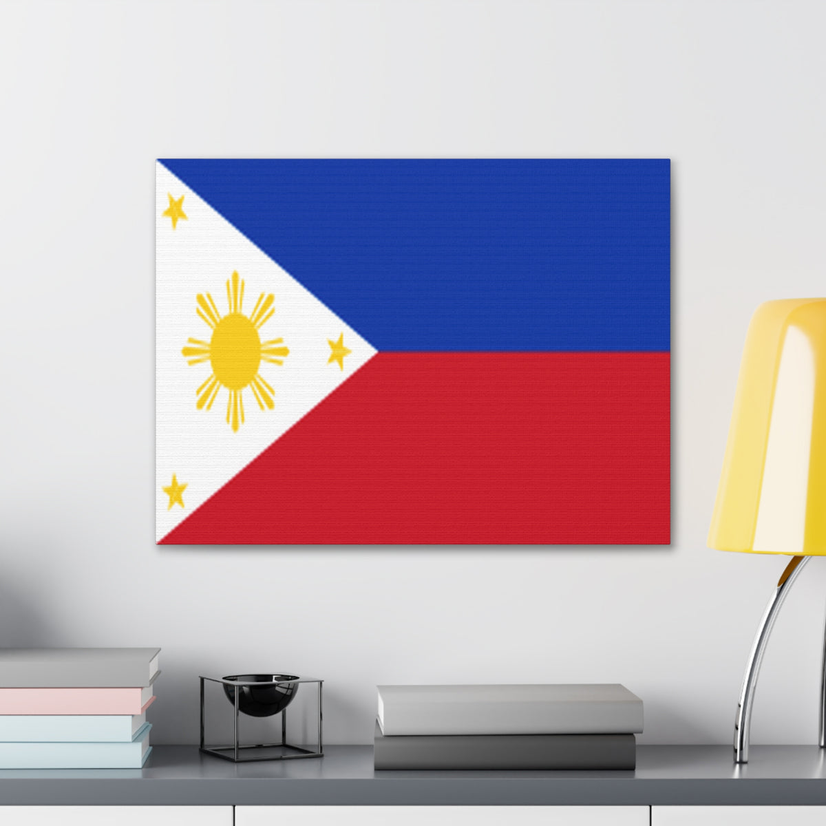 Philippines Country Flag Canvas Vibrant Wall Art Unframed Home Decor-Express Your Love Gifts