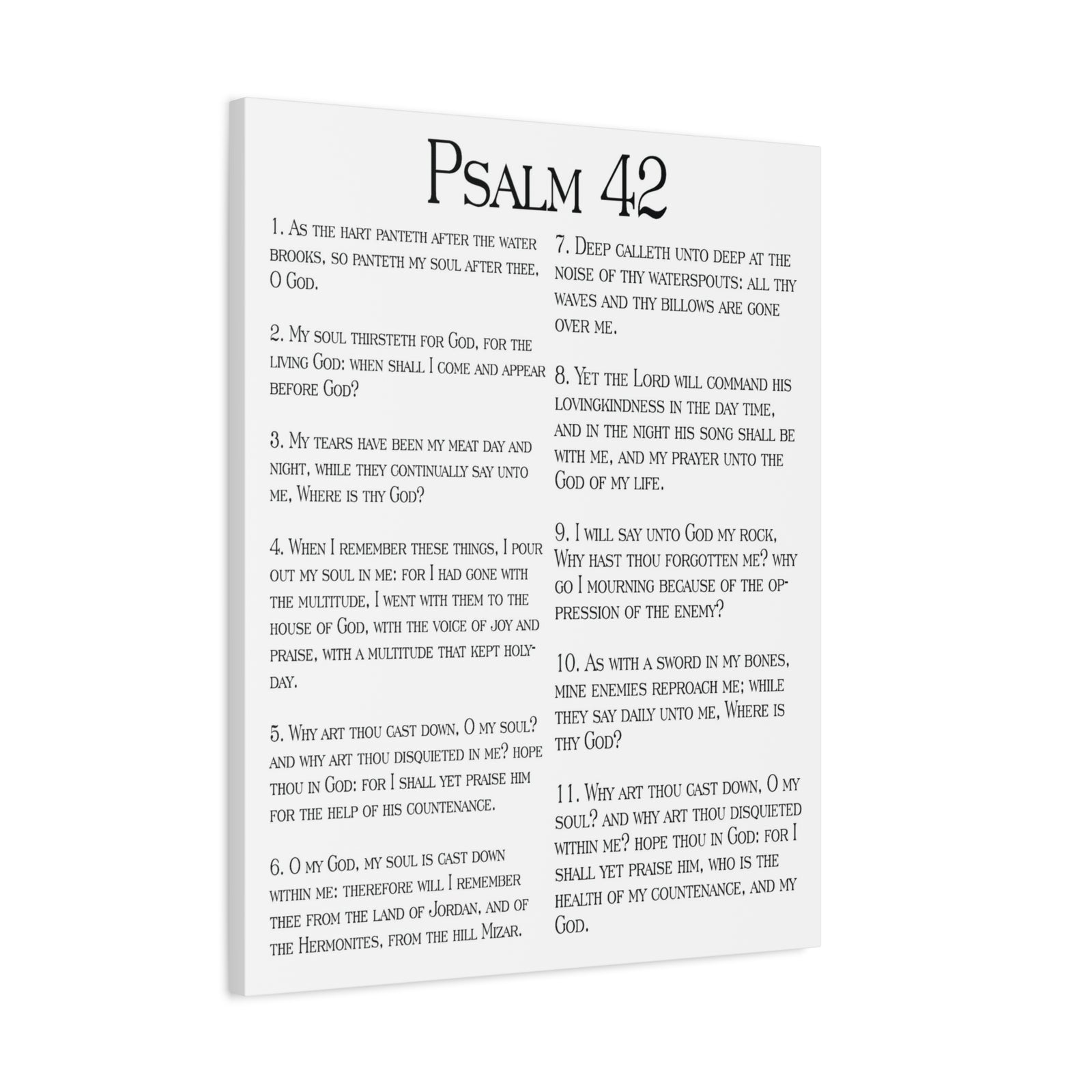 Scripture Walls Faith in God Alone Psalm 62:8 Christian Wall Art Print Ready to Hang-Express Your Love Gifts