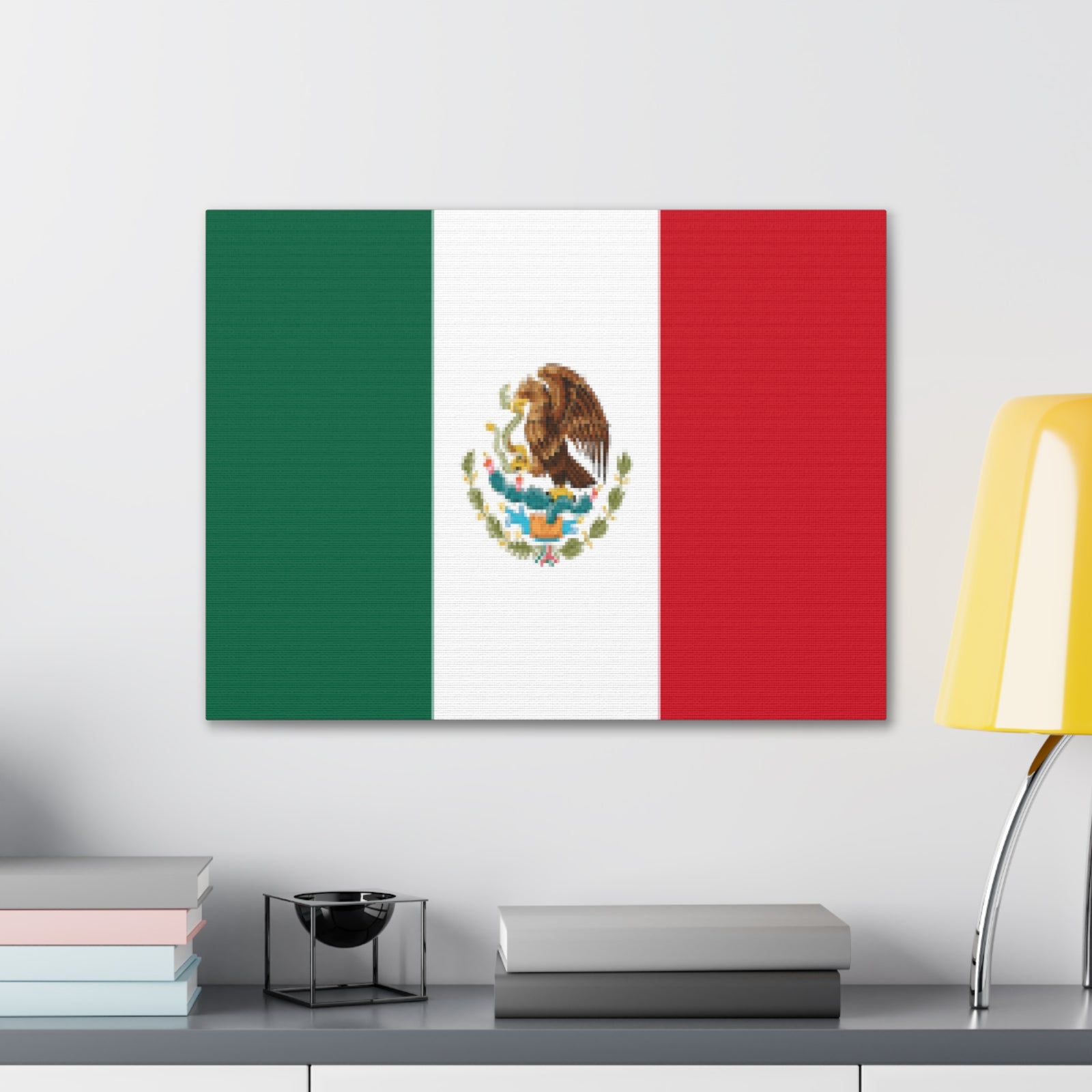 Mexico Country Flag Canvas Vibrant Wall Art Unframed Home Decor-Express Your Love Gifts