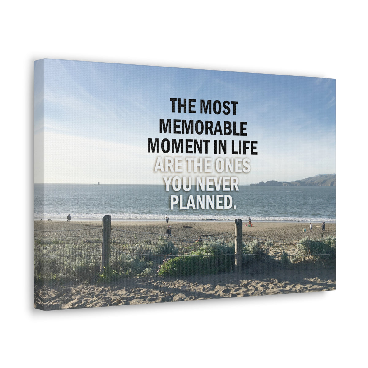 Inspirational Quote Canvas The Most Memorable Motivational Print Ready to Hang Artwork-Express Your Love Gifts