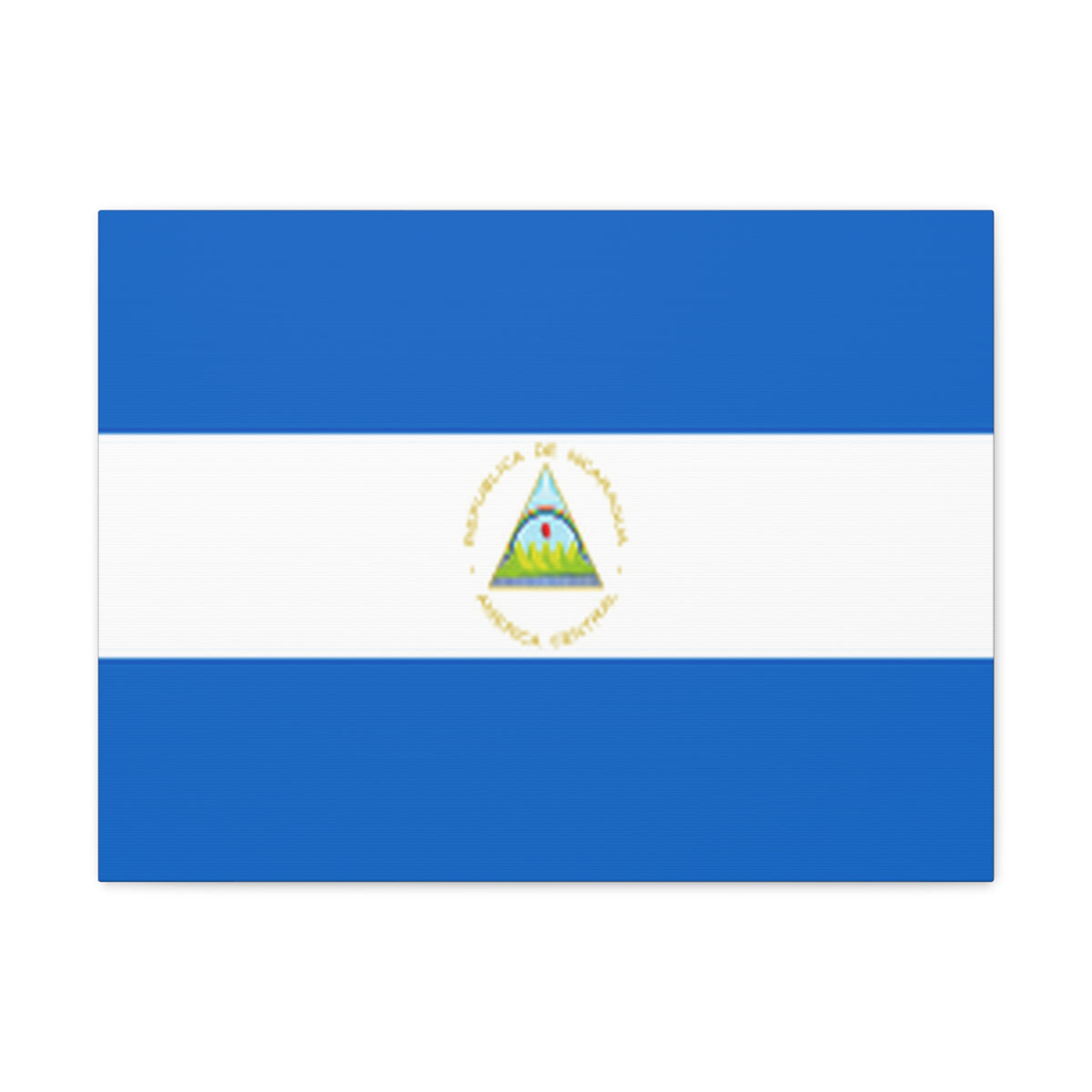 Nicaragua Country Flag Canvas Vibrant Wall Art Unframed Home Decor-Express Your Love Gifts