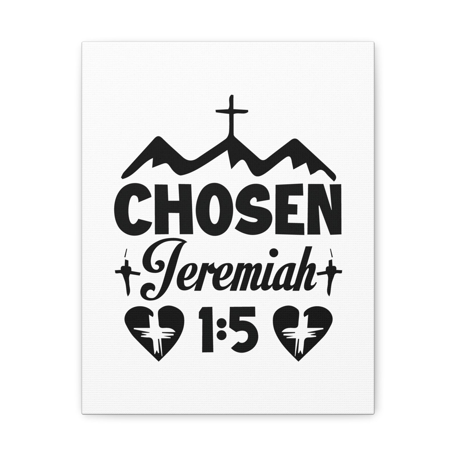 Scripture Walls Jeremiah 1:5 Chosen Bible Verse Canvas Christian Wall Art Ready to Hang Unframed-Express Your Love Gifts