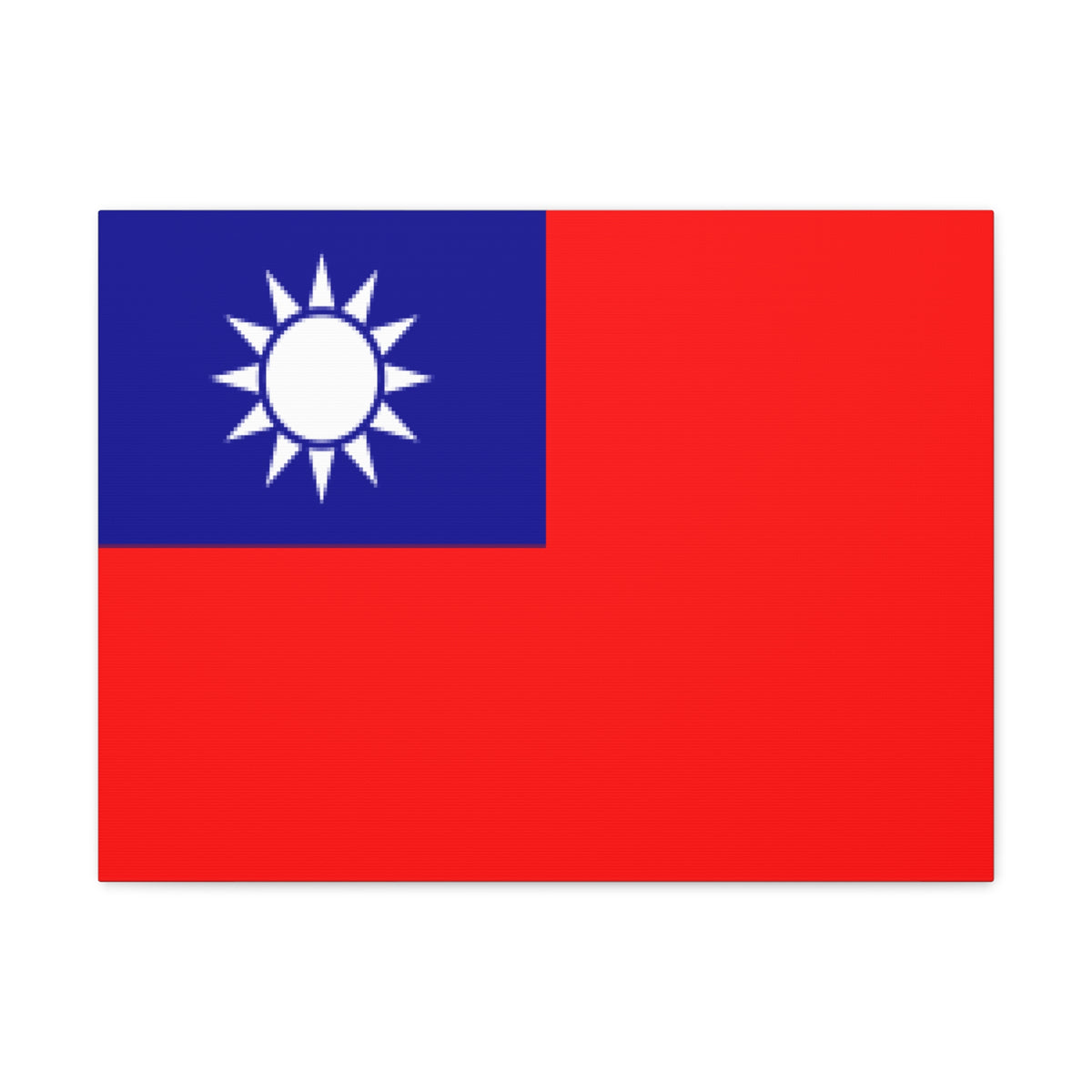 Taiwan Country Flag Canvas Vibrant Wall Art Unframed Home Decor-Express Your Love Gifts