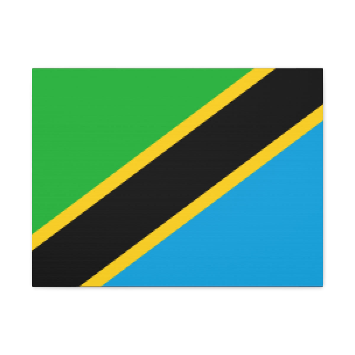 Tanzania Country Flag Canvas Vibrant Wall Art Unframed Home Decor-Express Your Love Gifts
