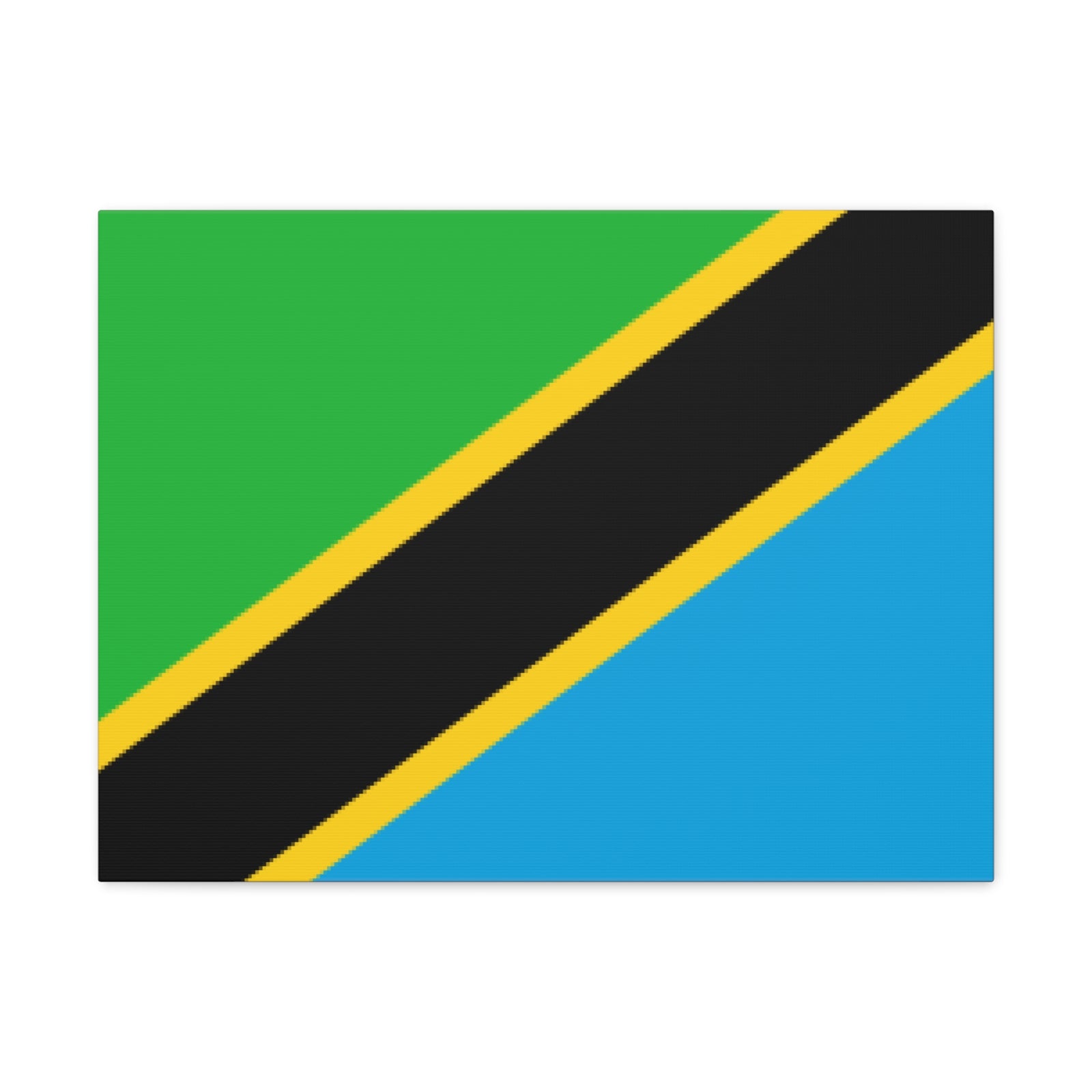 Tanzania Country Flag Canvas Vibrant Wall Art Unframed Home Decor-Express Your Love Gifts