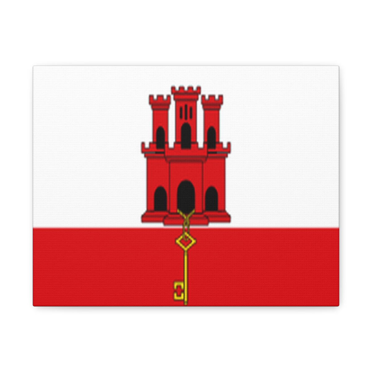 Gibraltar Country Flag Canvas Vibrant Wall Art Unframed Home Decor-Express Your Love Gifts