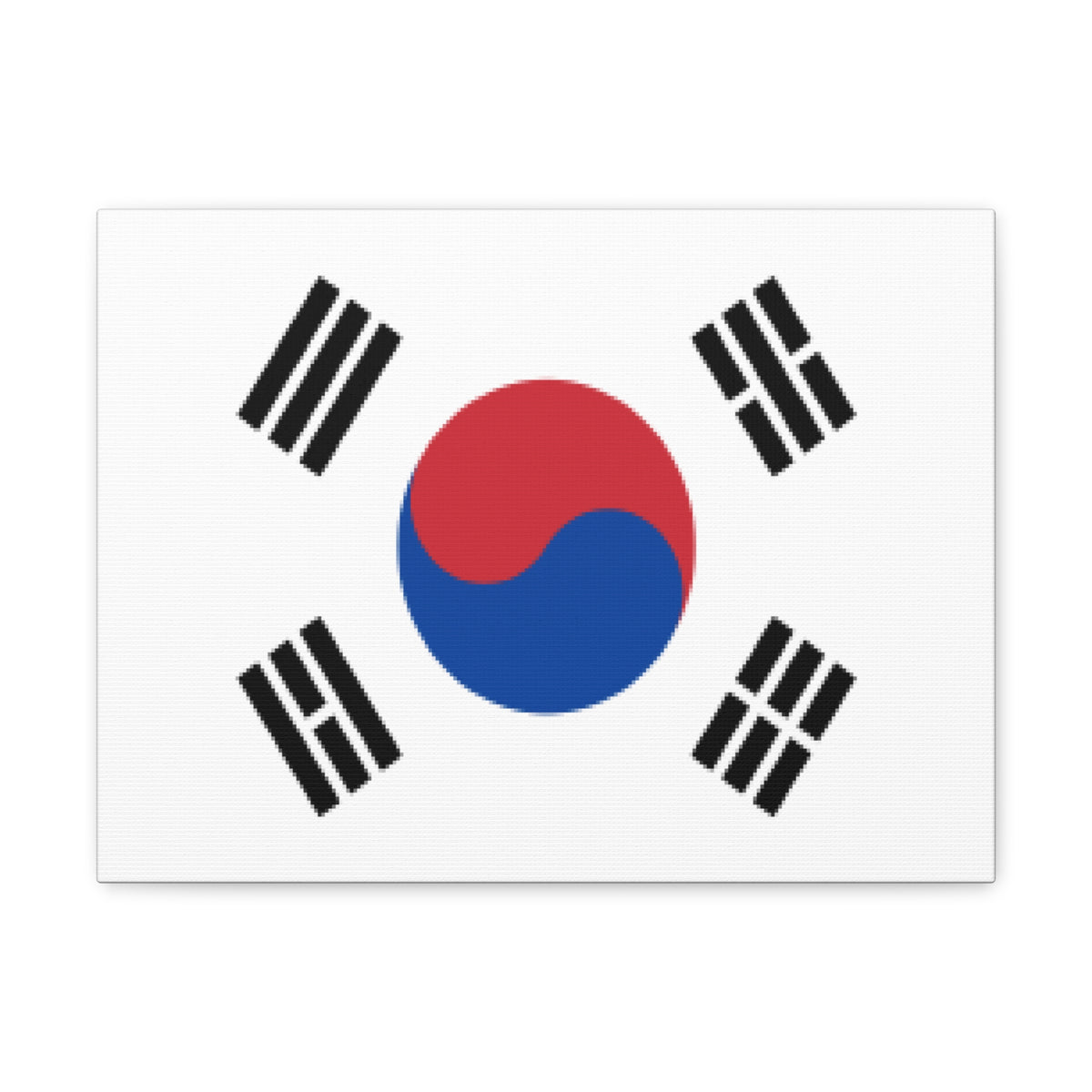 South Korea Country Flag Canvas Vibrant Wall Art Unframed Home Decor-Express Your Love Gifts