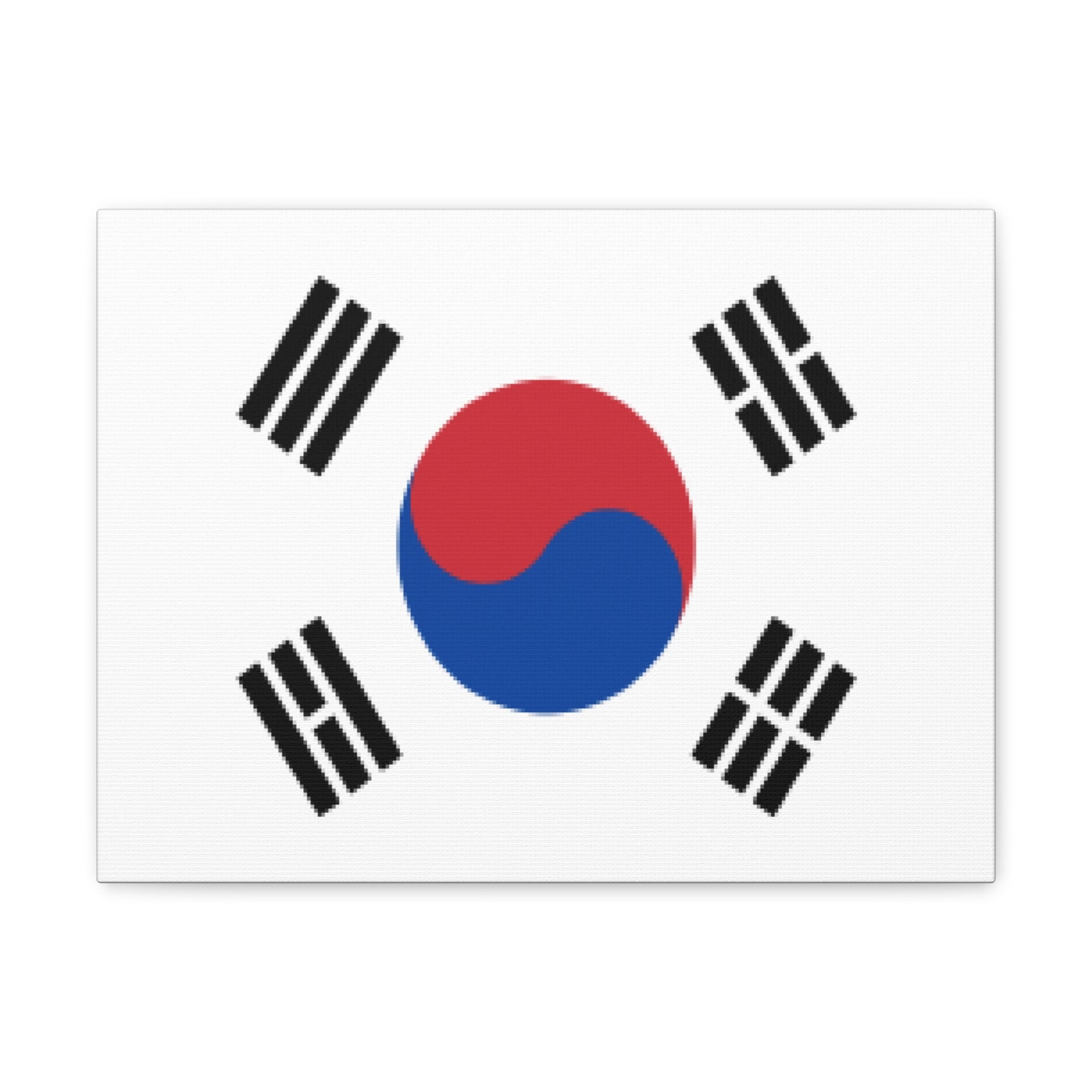 South Korea Country Flag Canvas Vibrant Wall Art Unframed Home Decor-Express Your Love Gifts
