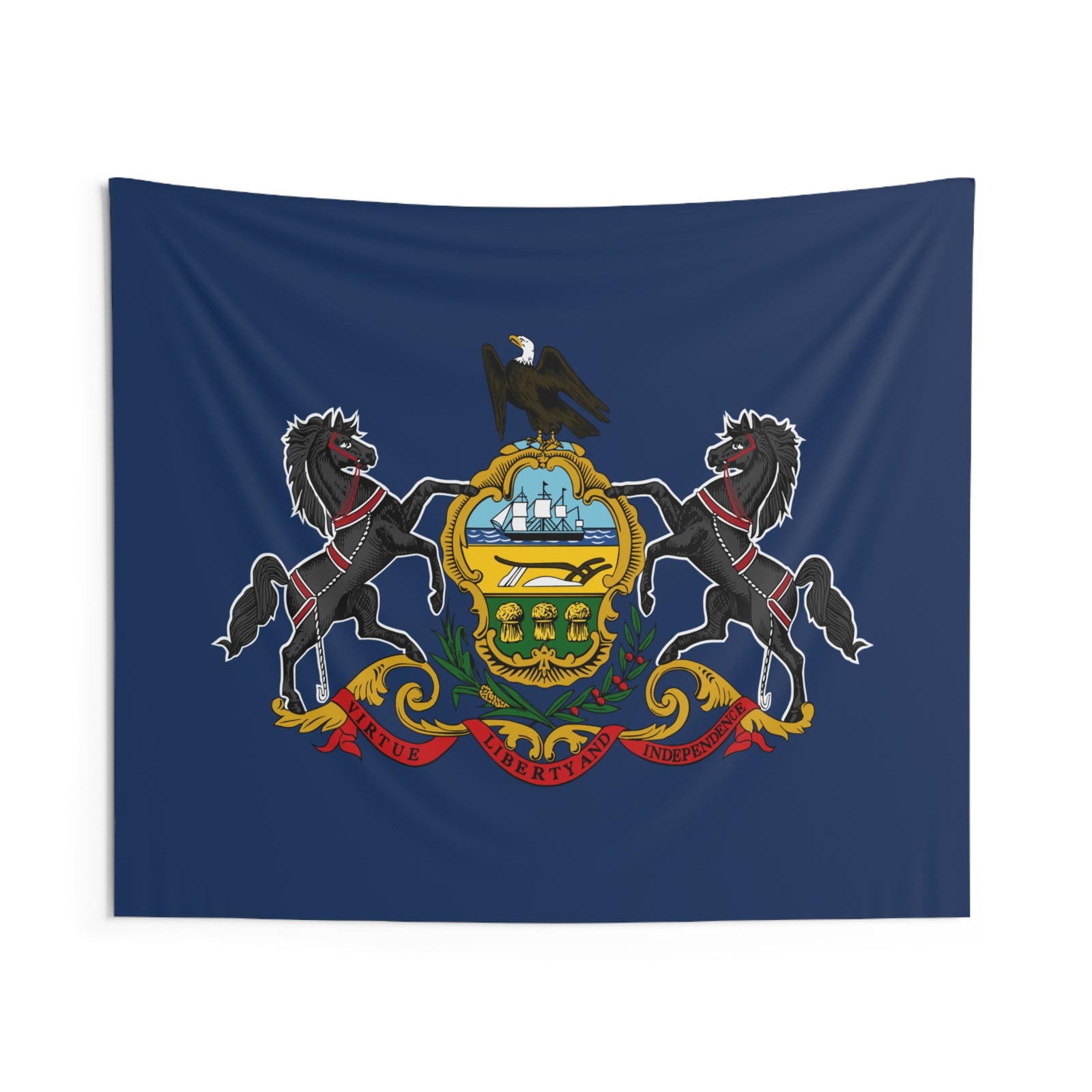 Pennsylvania State Flag Wall Hanging Tapestry-Express Your Love Gifts
