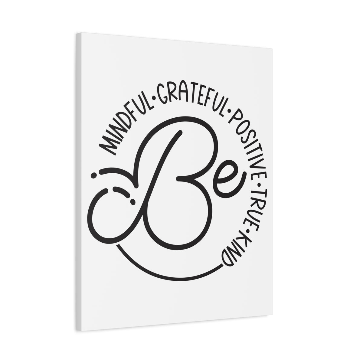 Inspirational Wall Art Mindful Grateful Positive Motivation Wall Decor for Home Office Gym Inspiring Success Quote Print Ready to Hang-Express Your Love Gifts