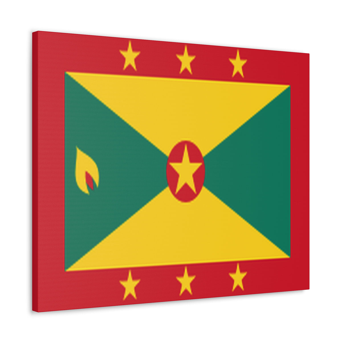 Grenada Country Flag Canvas Vibrant Wall Art Unframed Home Decor-Express Your Love Gifts